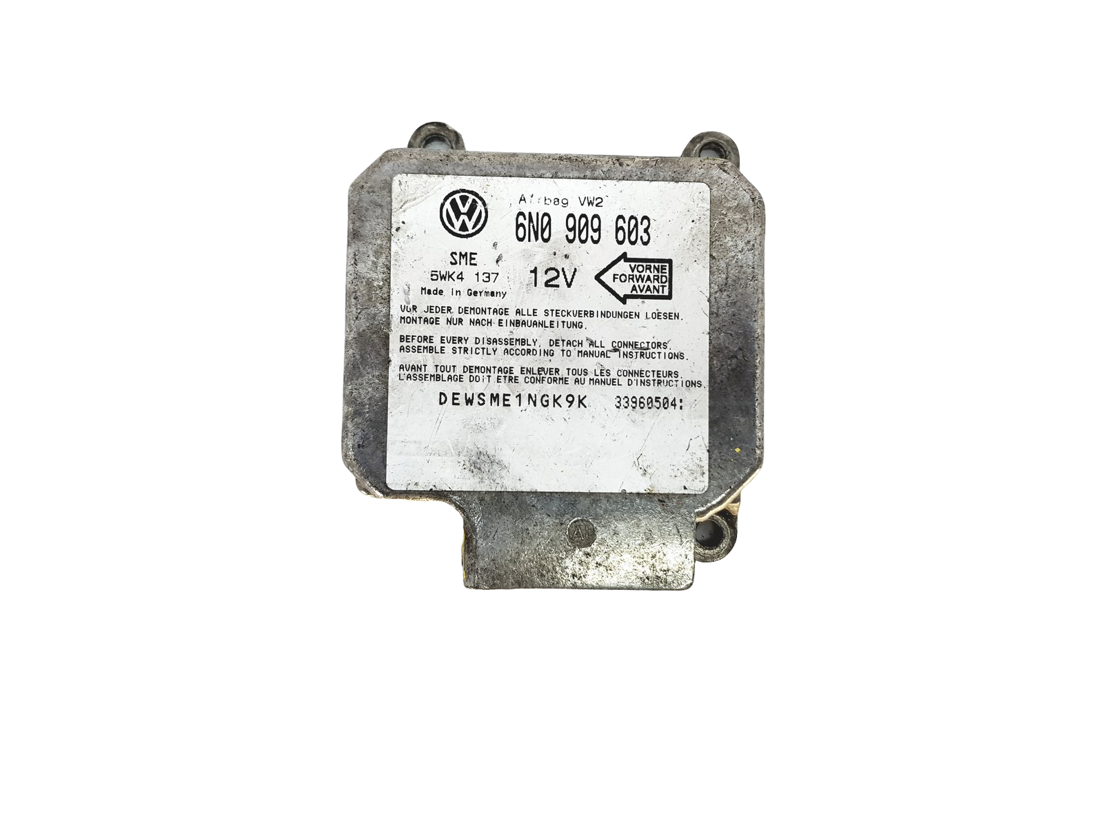 Ohjausyksikön moduuli 6N0909603 5WK4137 VW Siemens 22950 main product photo