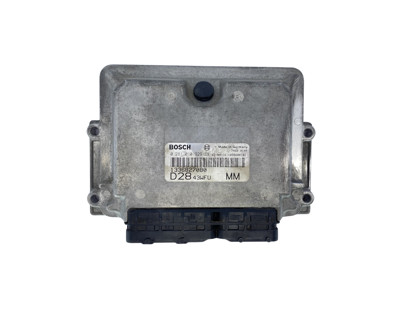 Ohjausyksikkö 0281010929 1336827080 D2843WFU Fiat Bosch 62391 main product photo