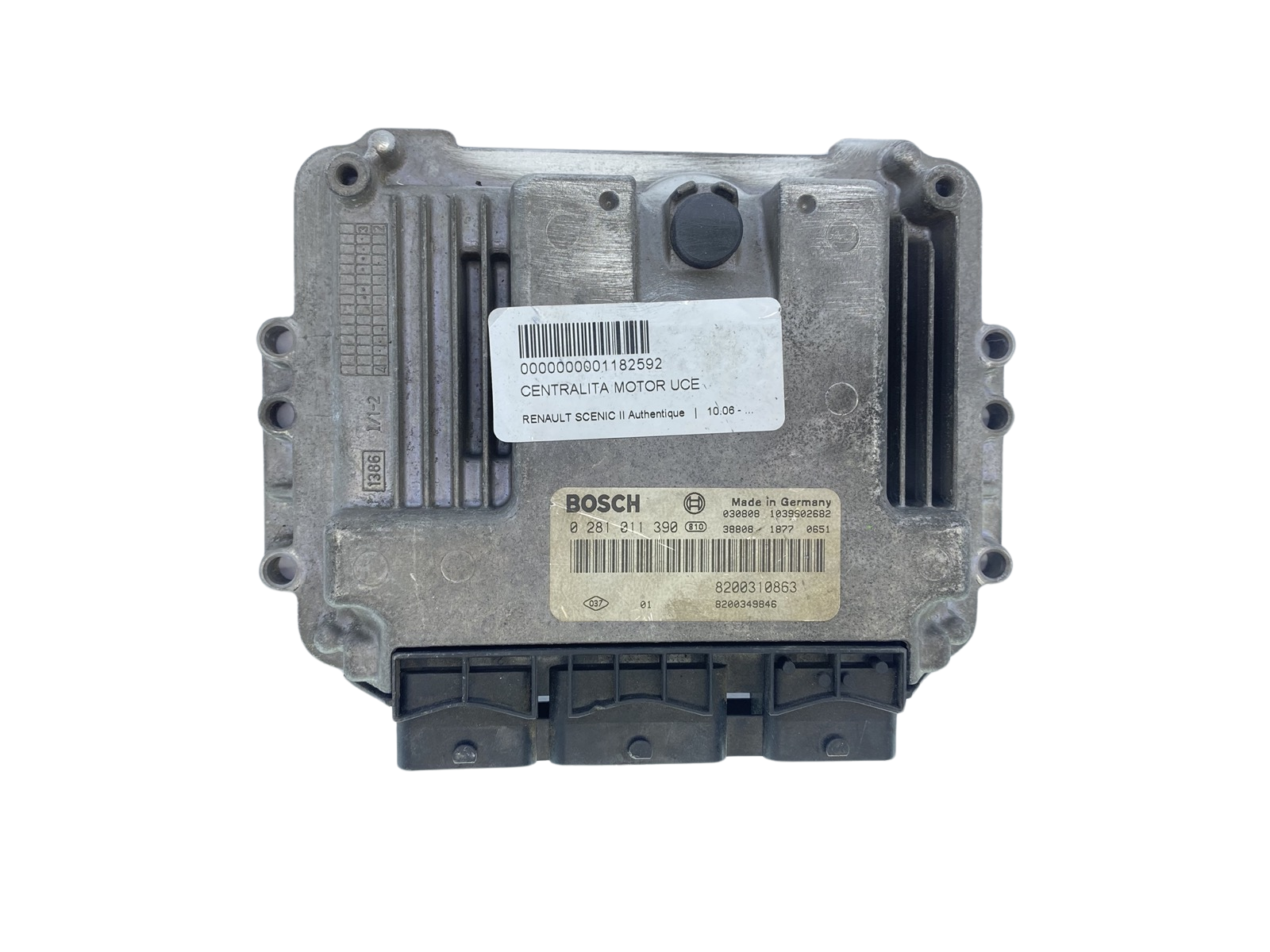 Ohjausyksikkö 0281011390 8200310863 8200349846 Renault Bosch 63643 main product photo