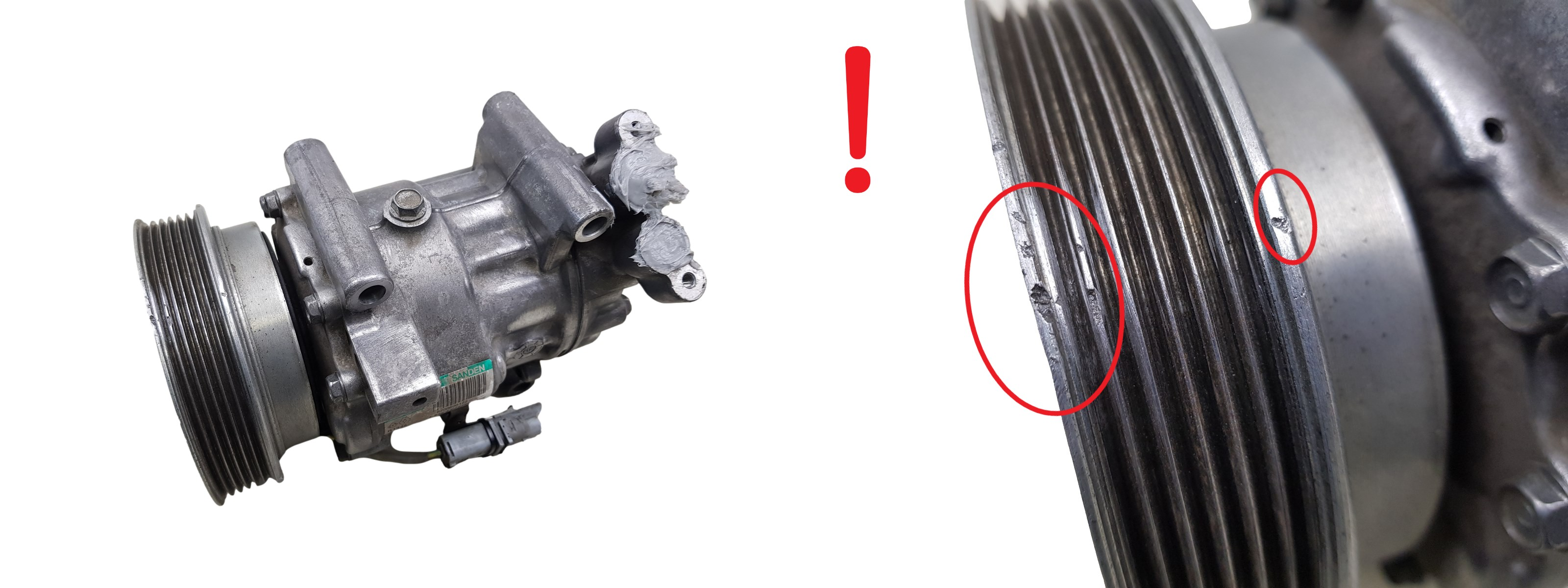 Ilmastoinnin Kompressori 8200600122 SD6V12 1452 Sanden Renault 1080 main product photo