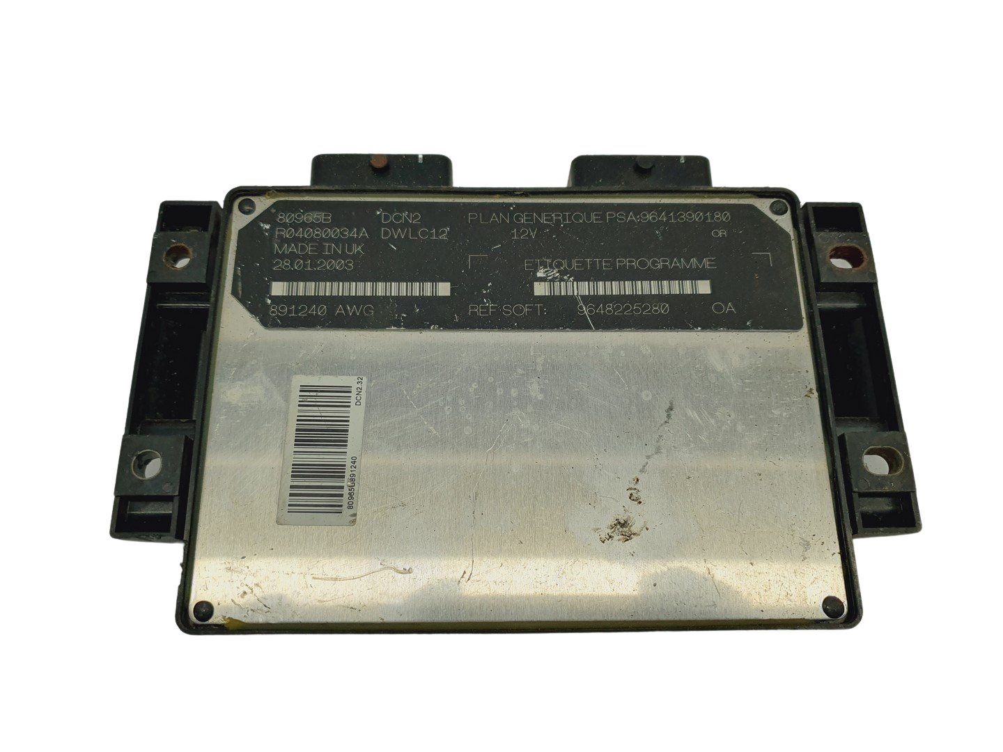 Ohjausyksikkö 9641390180 9648225280 R04080034A 80965B PSA Lucas 68091 main product photo