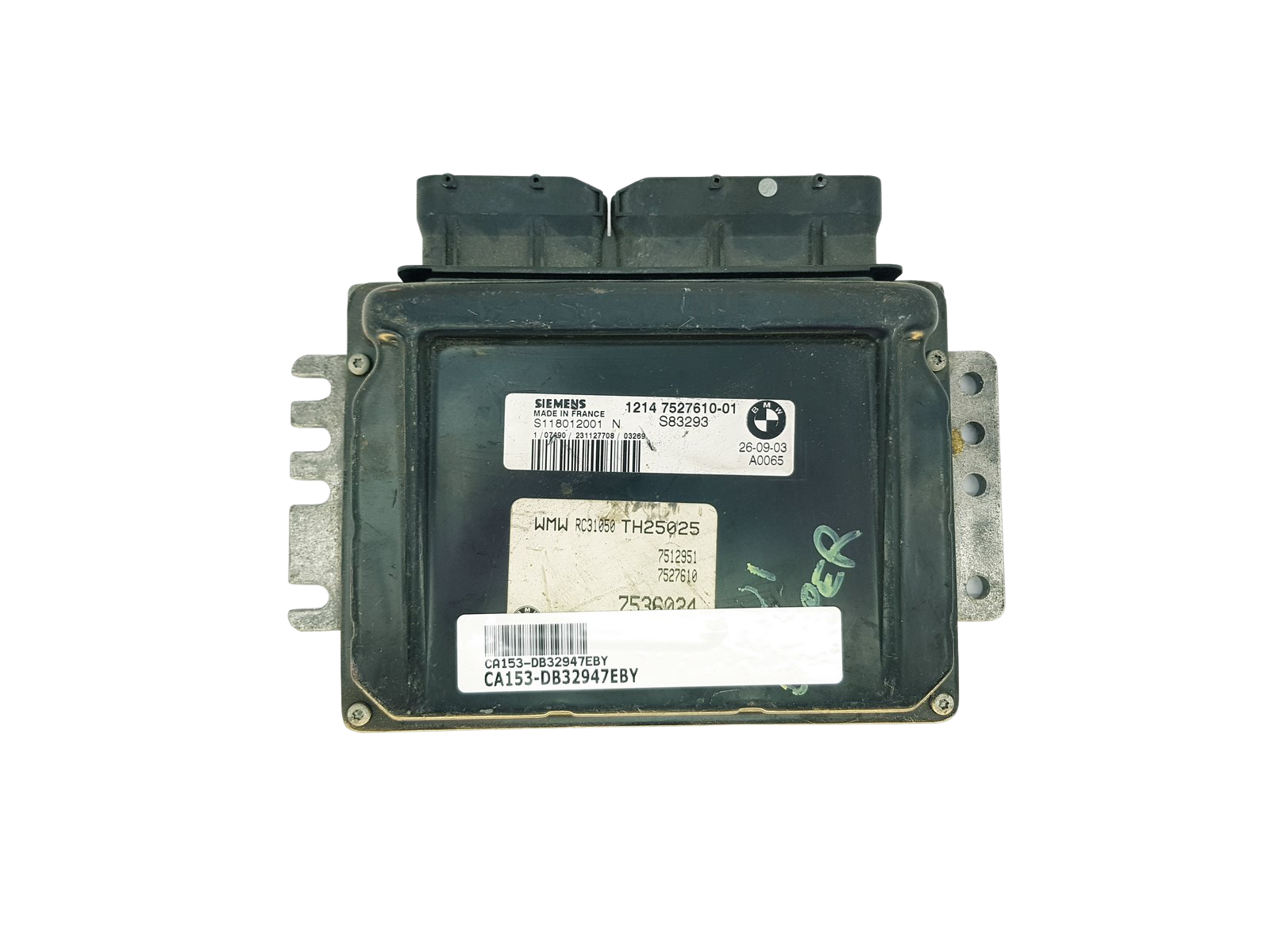Ohjausyksikkö Mini 1214 7527610-01 S118012001N Siemens 32947 main product photo