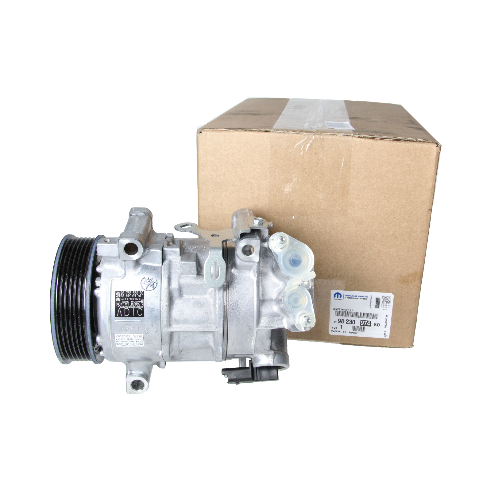 Ilmastoinnin Kompressori Uusi Alkuperäinen 9823097480 Citroen Peugeot main product photo