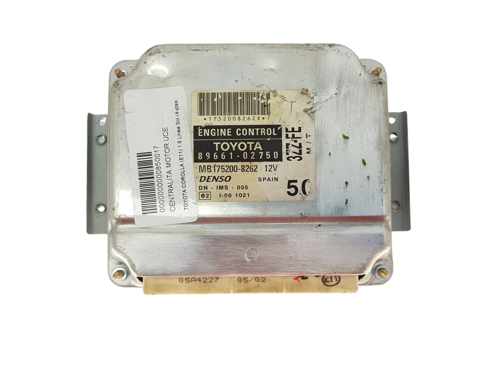 Ohjausyksikkö 89661-02750 MB175200-8262 Toyota Denso 3168 main product photo