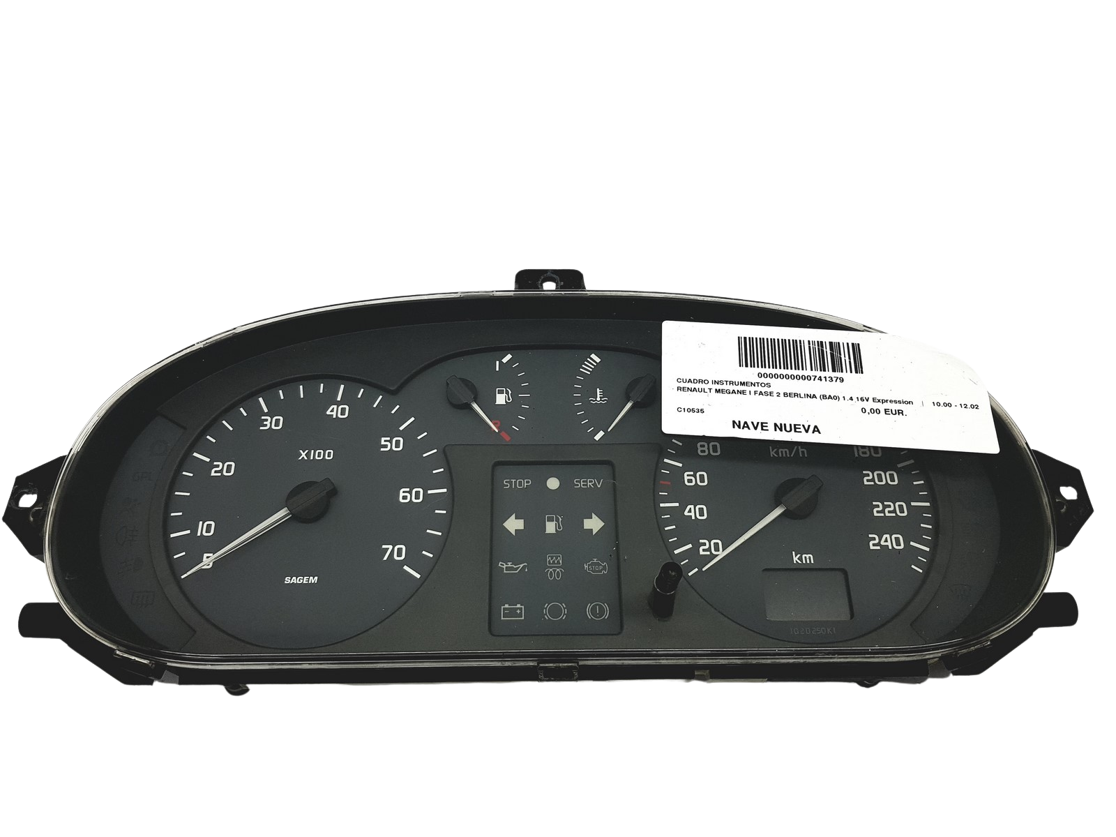 Kierroslukumittari Renault Scenic 1 Megane 1 8200066929 55534 main product photo