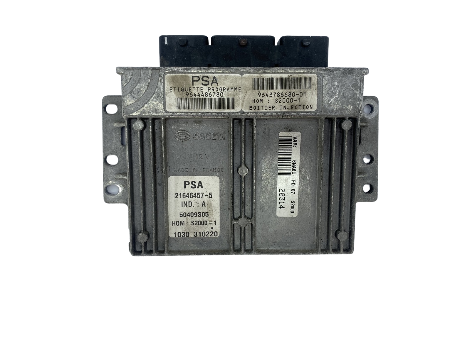 Ohjausyksikkö 9644486780 9643786680-01 21646457-5 PSA Sagem 48360 main product photo