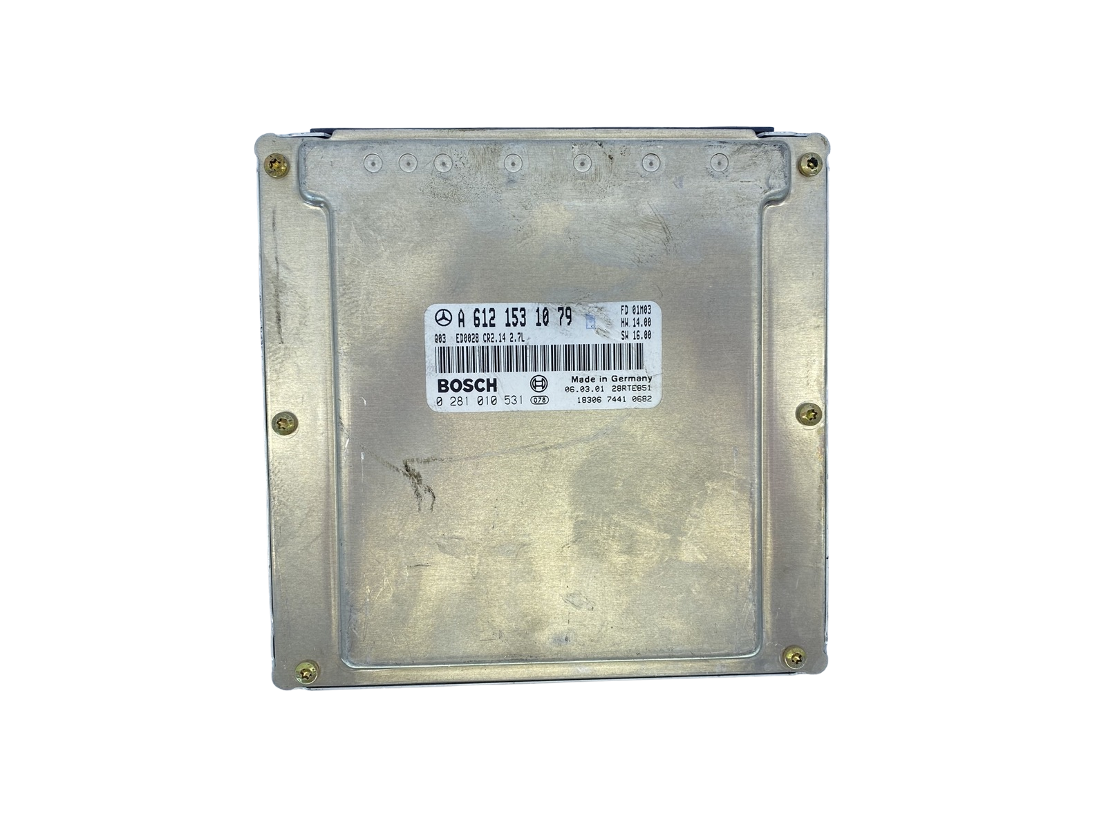 Ohjausyksikkö A6121531079 0281010531 Mercedes Bosch 62884 main product photo