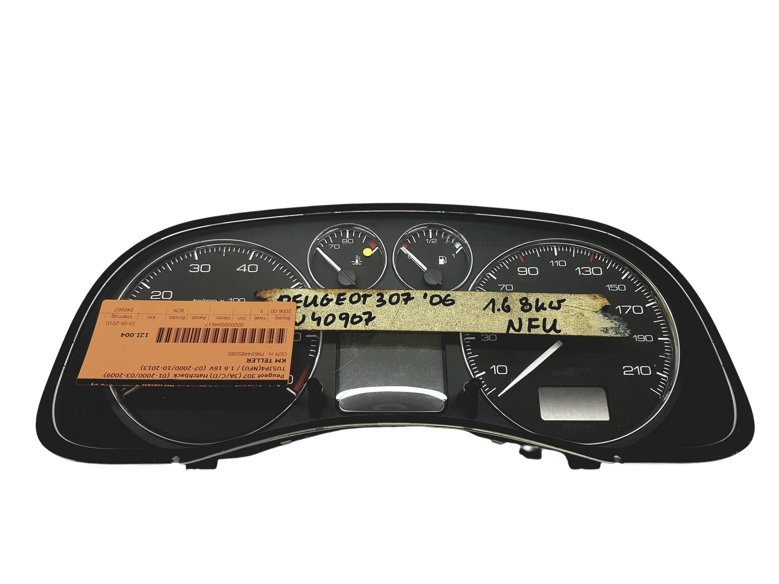 Kierroslukumittari Peugeot 307 9654485080 A01 53269 main product photo