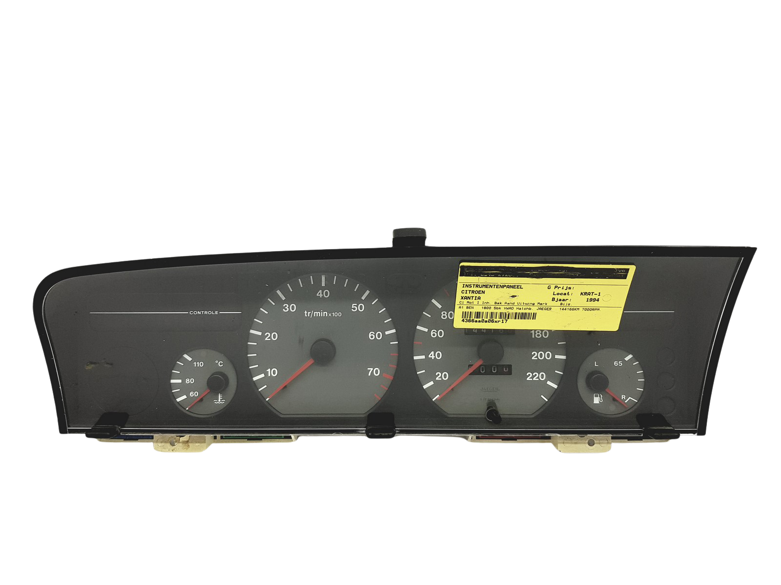 Kierroslukumittari Citroen Xantia 96135756 Jaeger main product photo