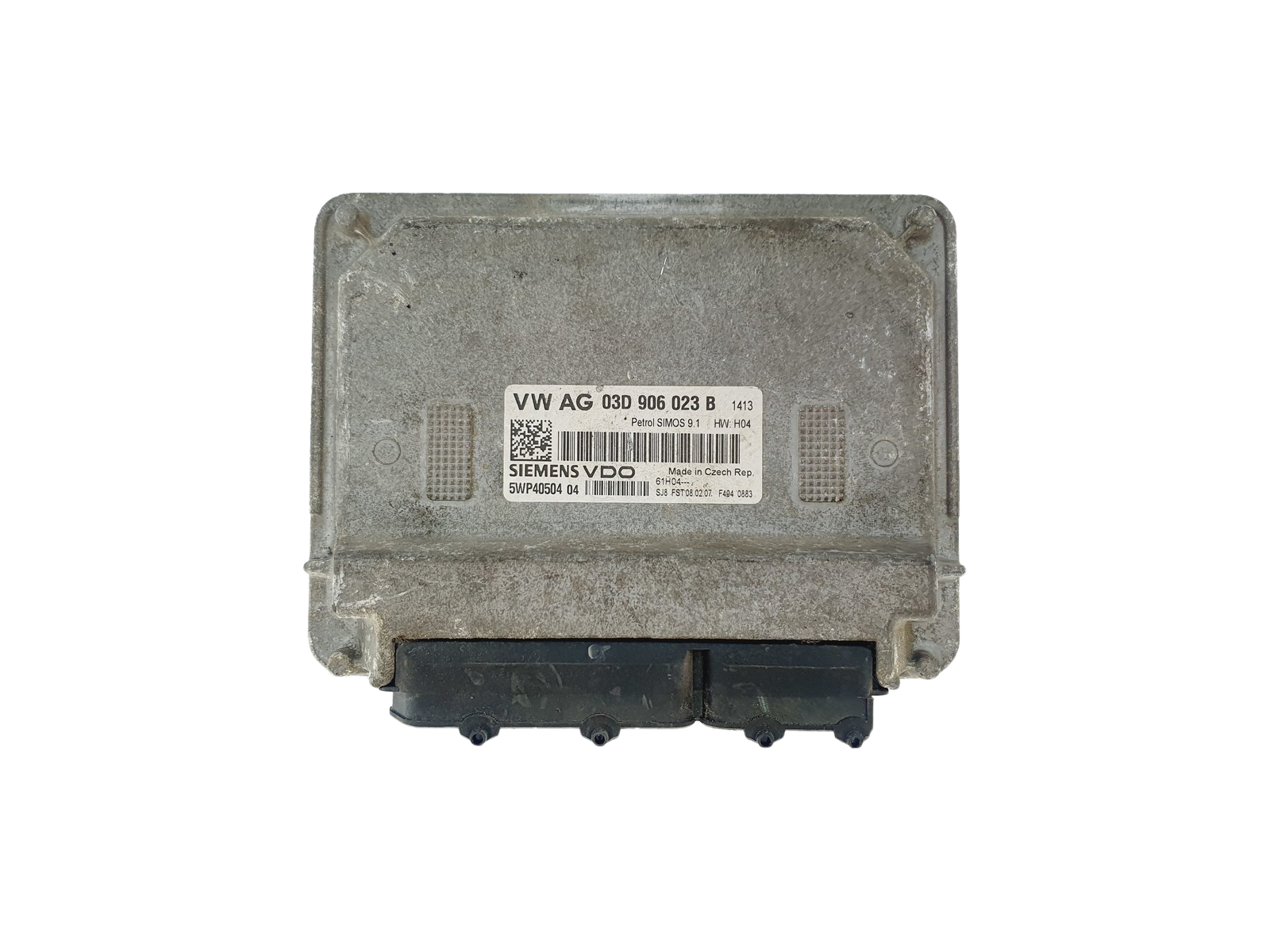 Ohjausyksikkö 03D906023B 5WP40504 04 VW Seat Siemens 35508 main product photo