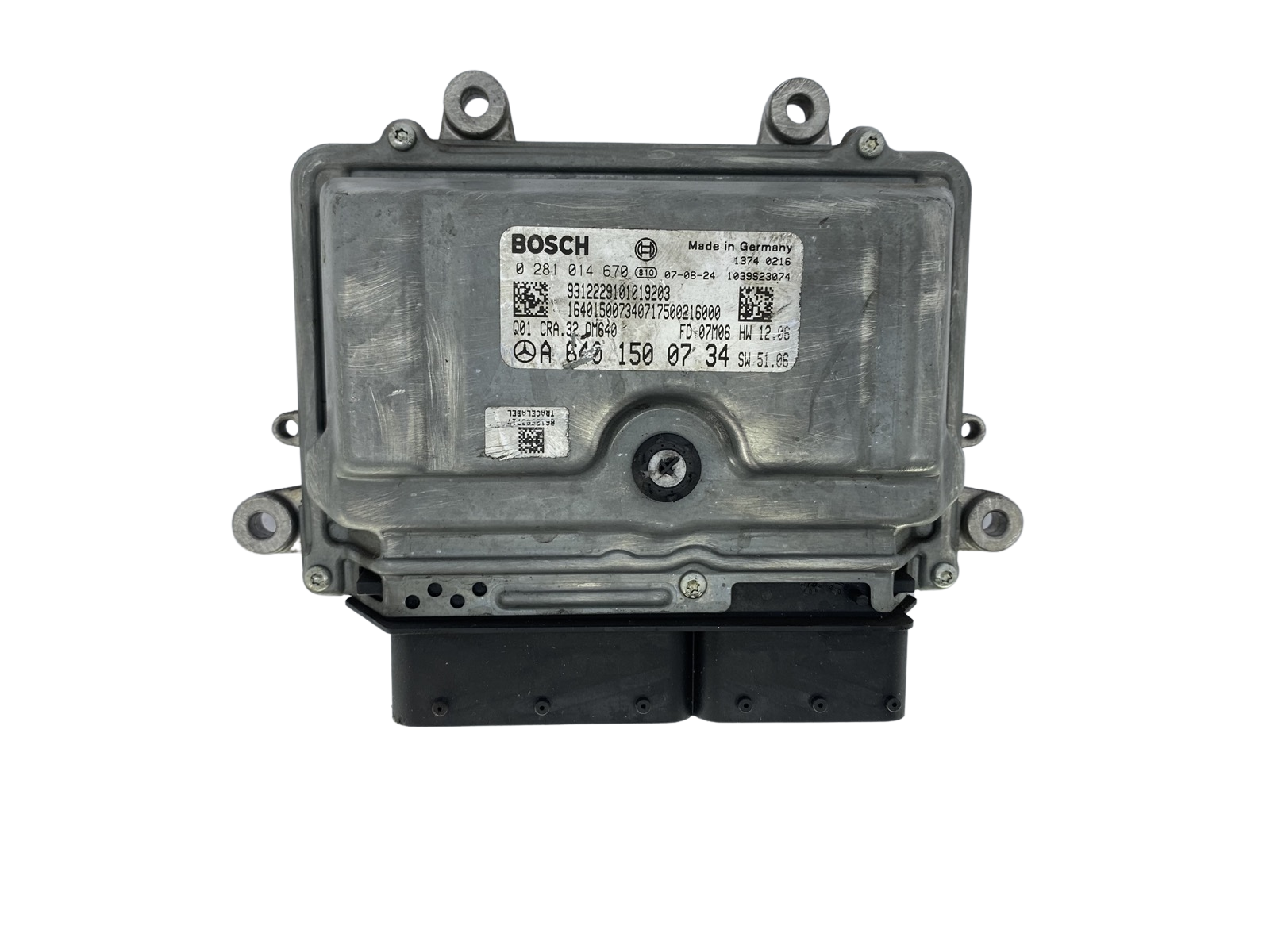 Ohjausyksikkö A6401500734 0281014670 Mercedes Bosch 49766 main product photo
