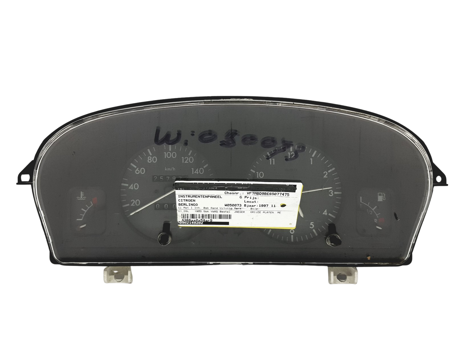 Nopeusmittari Berlingo 1 Partner 1 9621227380 PSA 49689 main product photo