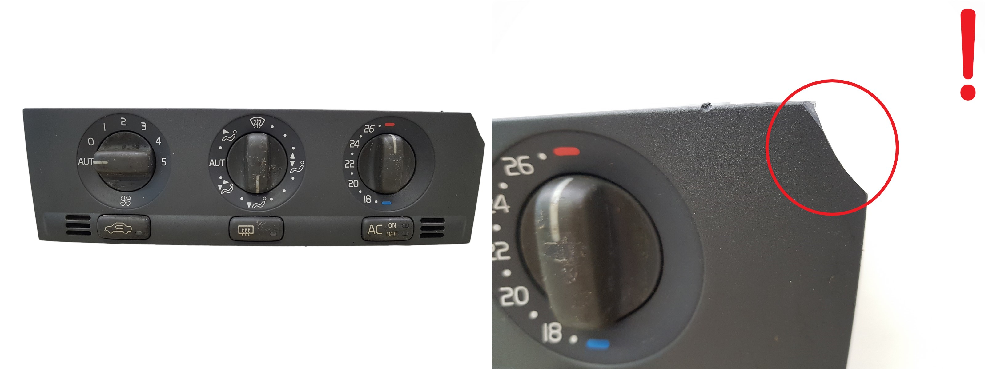 Lämmityksen Säätöyksikkö AC Volvo S40 V40 806094 main product photo