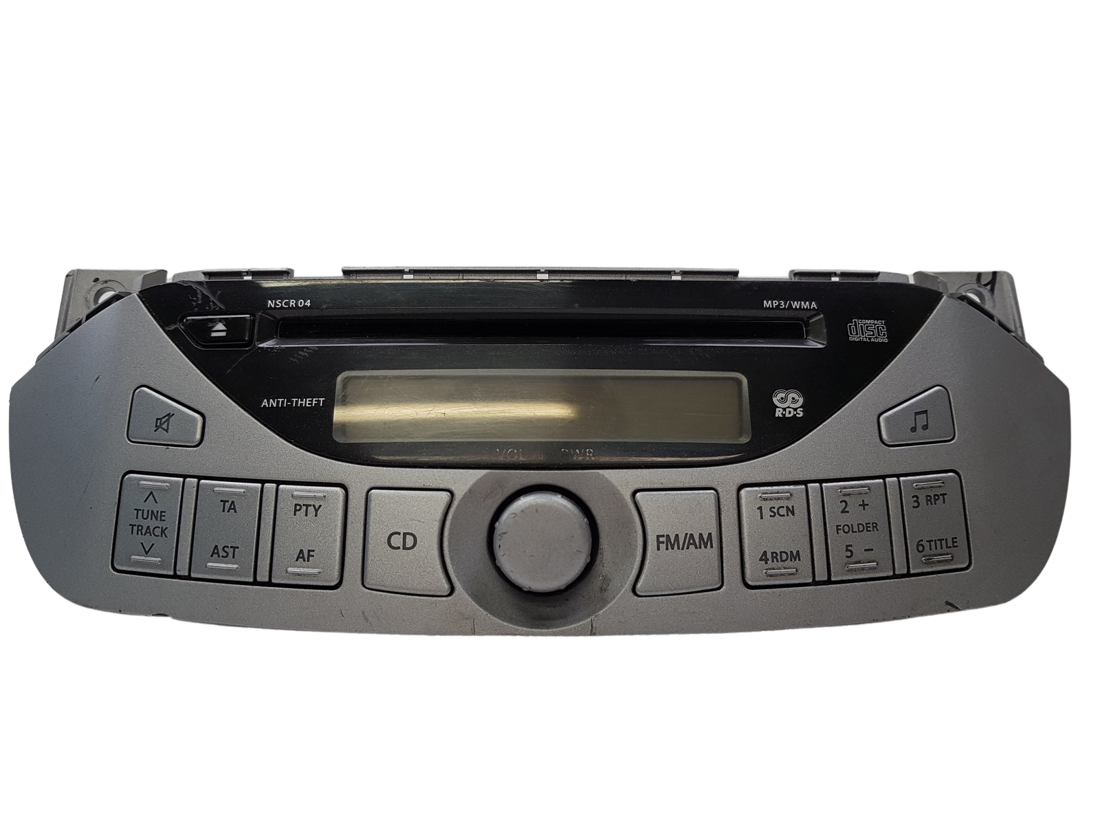 Radio Cd Mp3 Soitin Nissan Pixo 39101M68K00 39101-68K0 NSCR-04 1392 main product photo