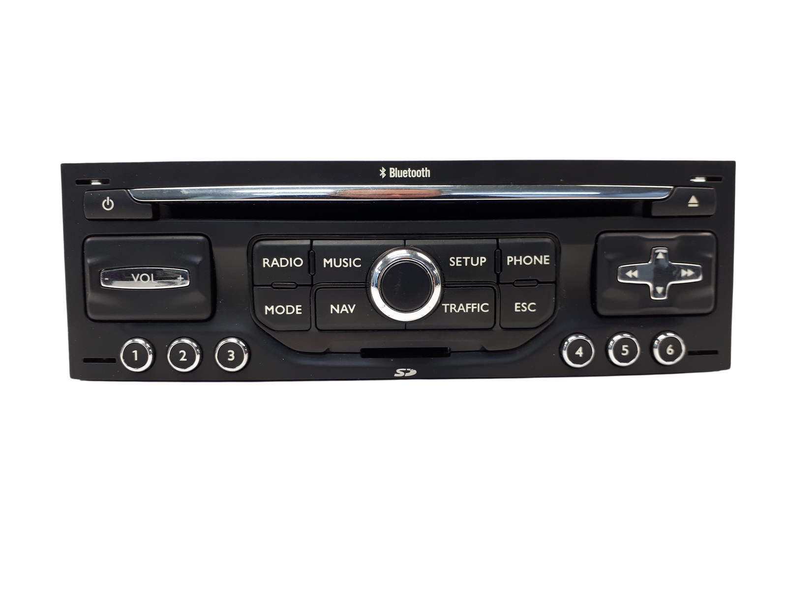 Radio-CD-soitin BT NAVI SD Peugeot 96661984XT Harman Becker main product photo