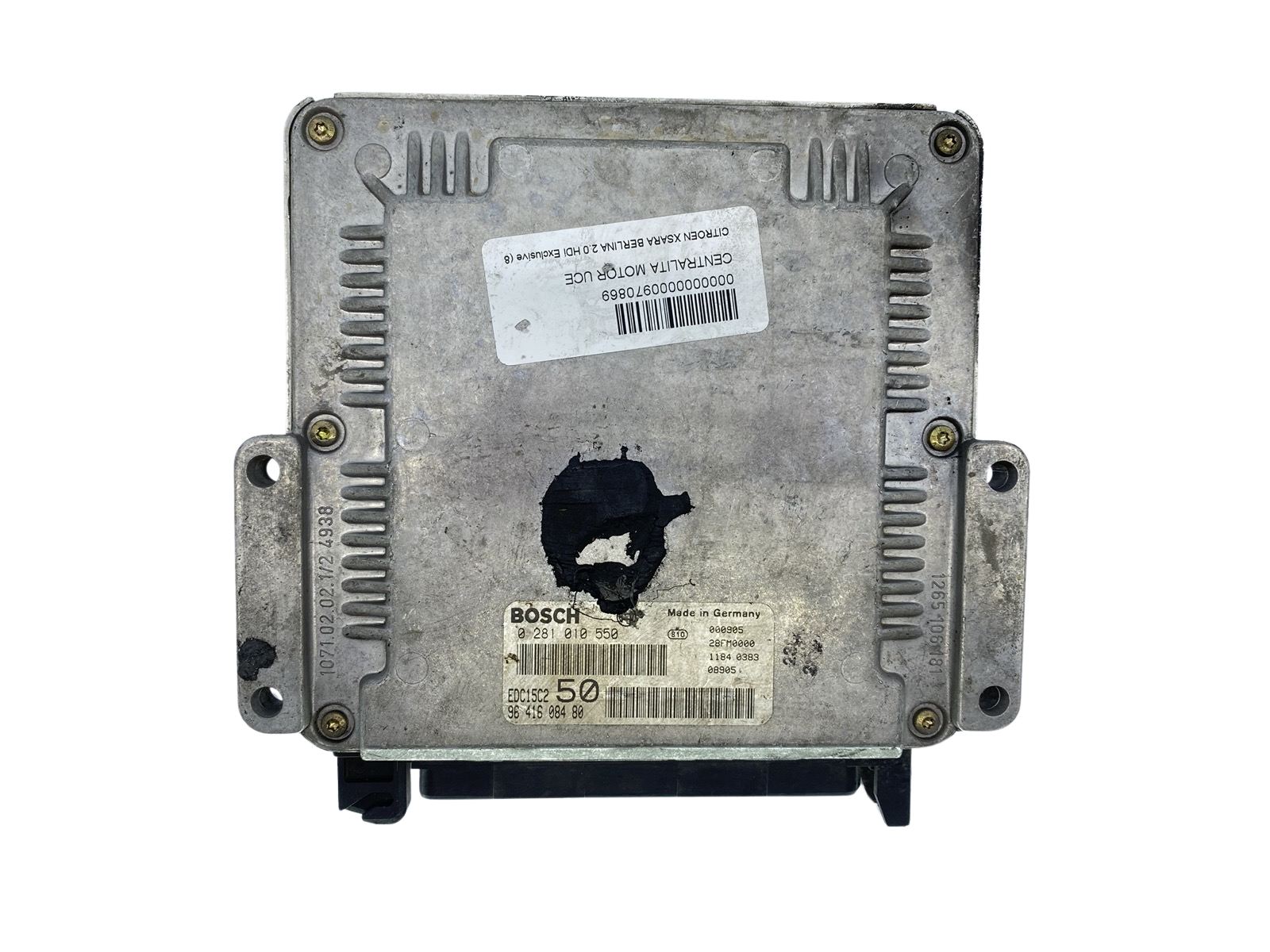 Ohjausyksikkö 9641608480 0281010550 PSA Bosch 63055 main product photo