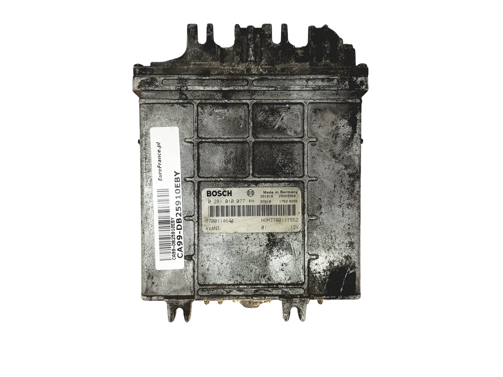 Ohjausyksikkö 0281010077 7700114644 7700111552 Renault Bosch 25910 main product photo