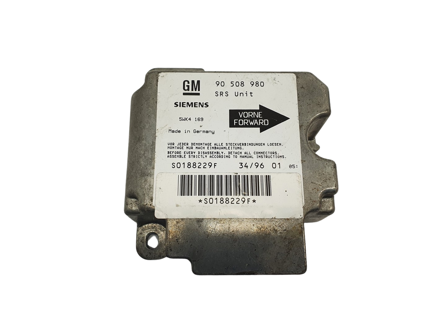 Ohjausyksikön moduuli 90508980 5WK4169 Opel Siemens 68874 main product photo