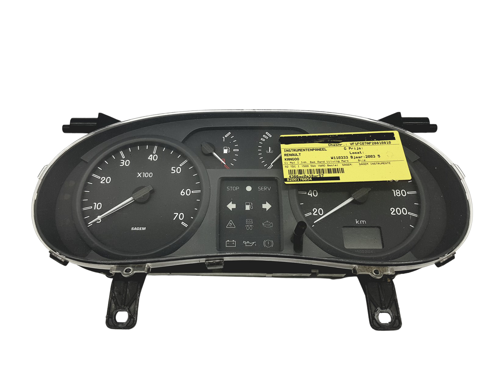 Nopeusmittari Renault Kangoo 1 8200176654 49430 main product photo