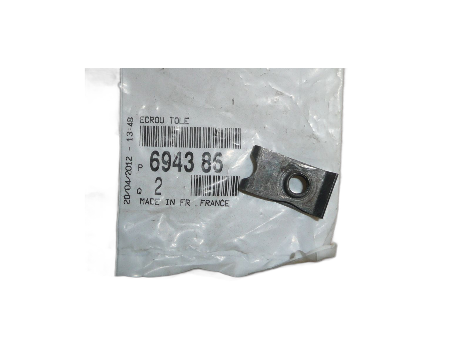 Mutteri Uusi Alkuperäinen 6943.86 694386 Citroen Peugeot main product photo