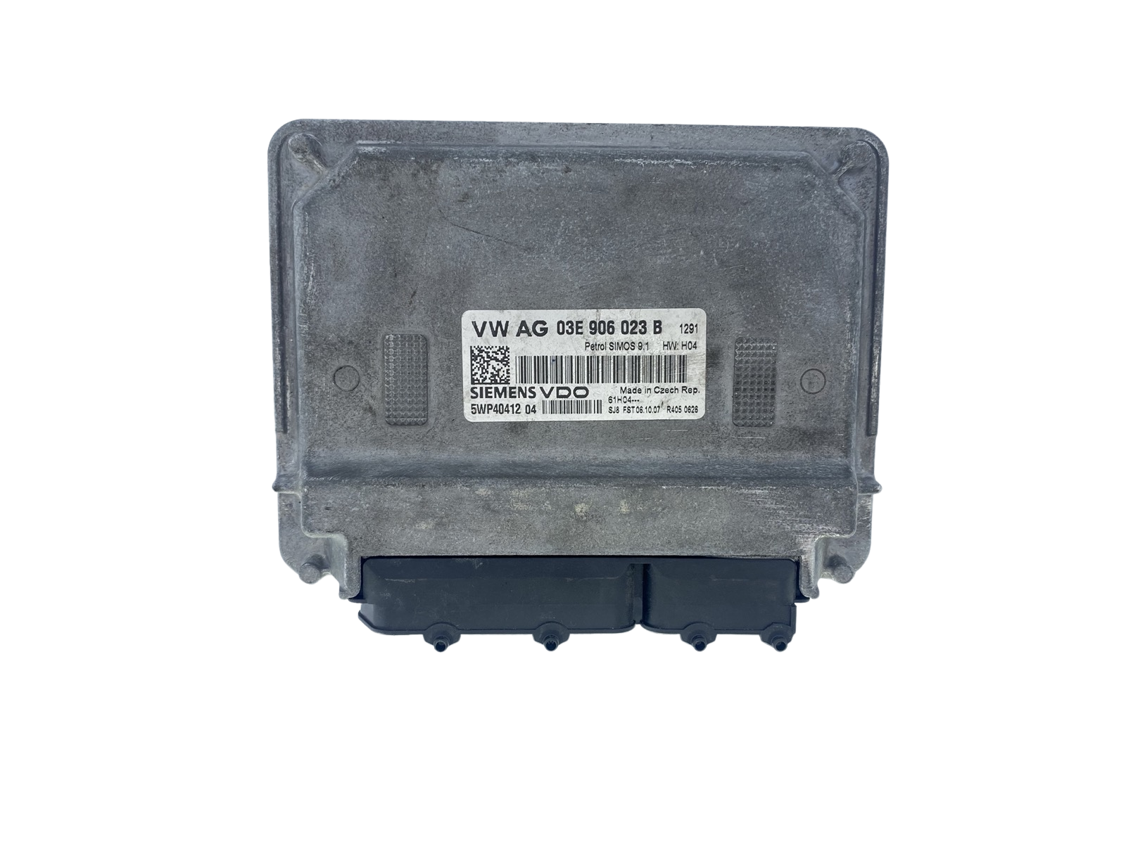Ohjausyksikkö 03E906023B 5WP40412 04 VW SKODA Siemens 50713 main product photo