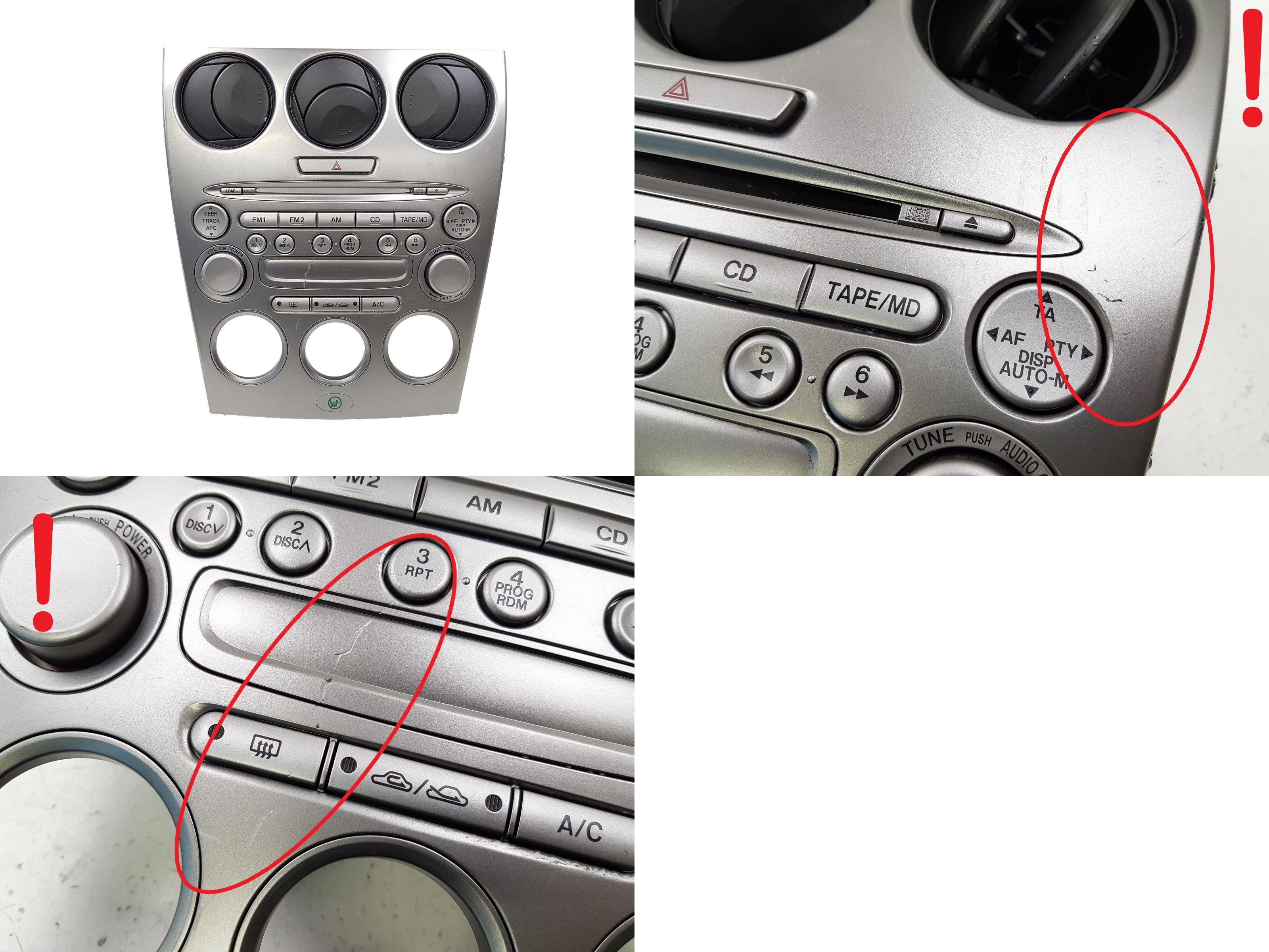 Ohjauspaneeli Radia Mazda 6 GJ6AG1215 GJ6A64930 main product photo