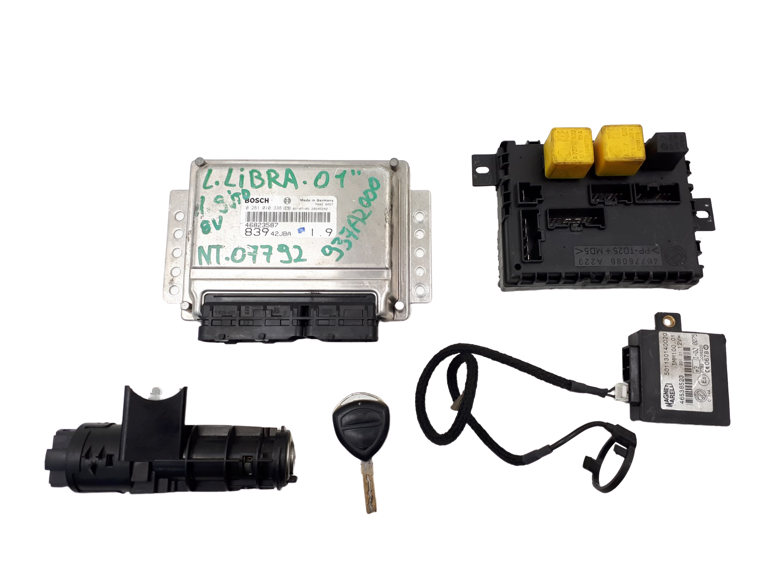 Käynnistyssarja Lancia Lybra 46823587 46776086 46538523 1.9 JTD main product photo
