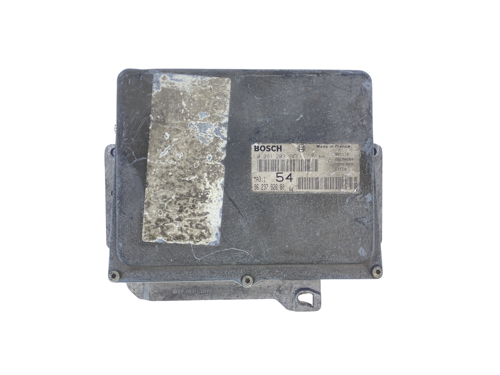 Ohjausyksikkö 0261203943 9623792680 MA3.1 PSA Bosch 55801 main product photo