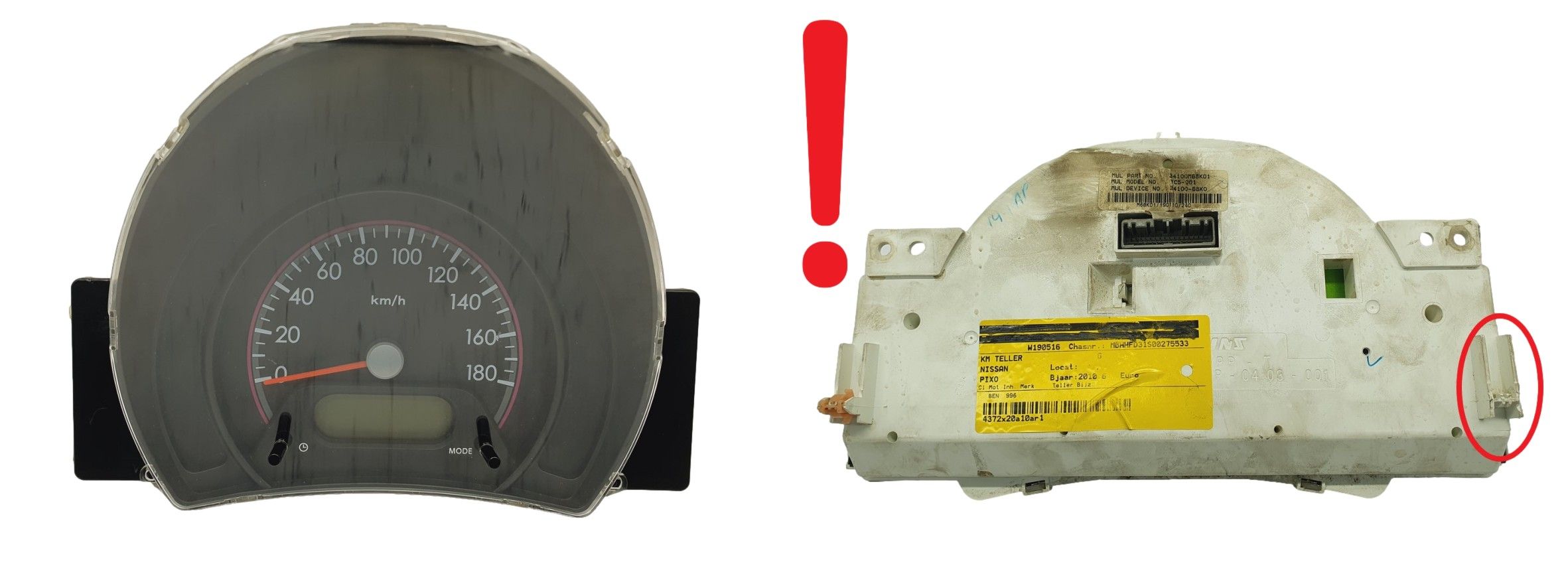 Nopeusmittari Suzuki Alto Nissan Pixo 34100M68K01 69447 main product photo