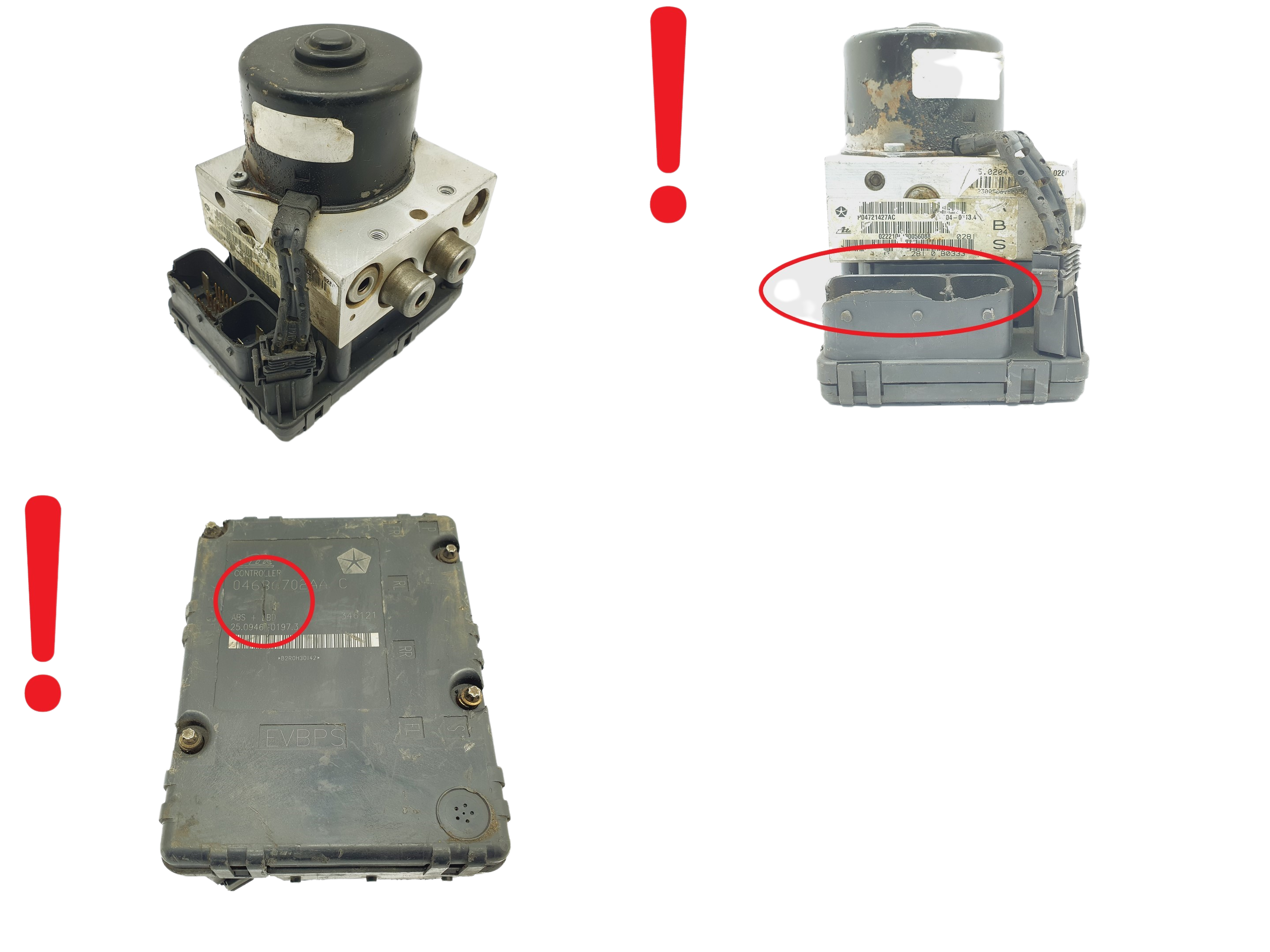Abs-pumppu Chrysler Voyager 04686702AAC P04721427AC Ate 61094 main product photo