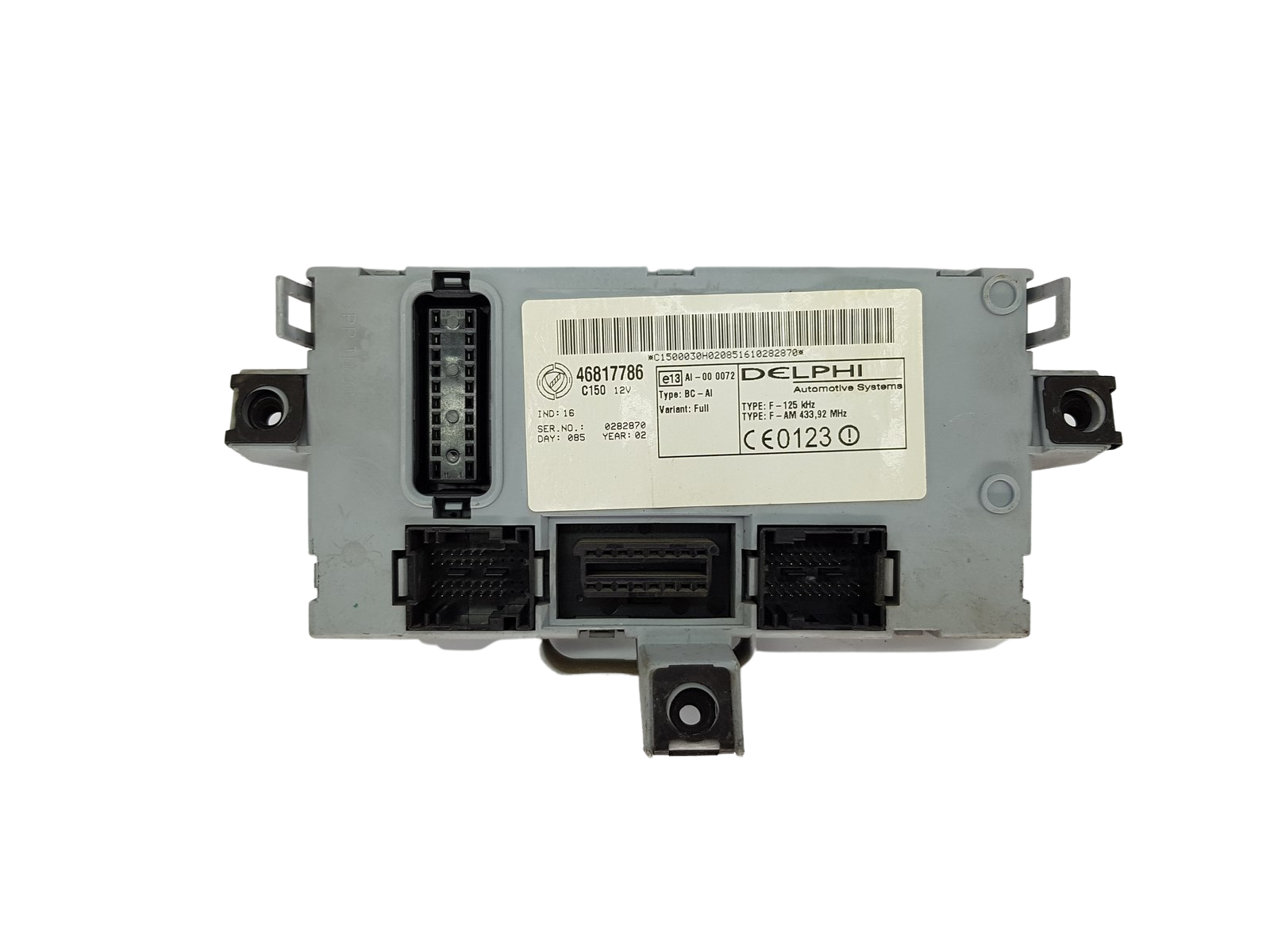 Mukavuustoimintojen Ohjausyksikkö Fiat 46817786 AI-000083 Delphi 18495 main product photo