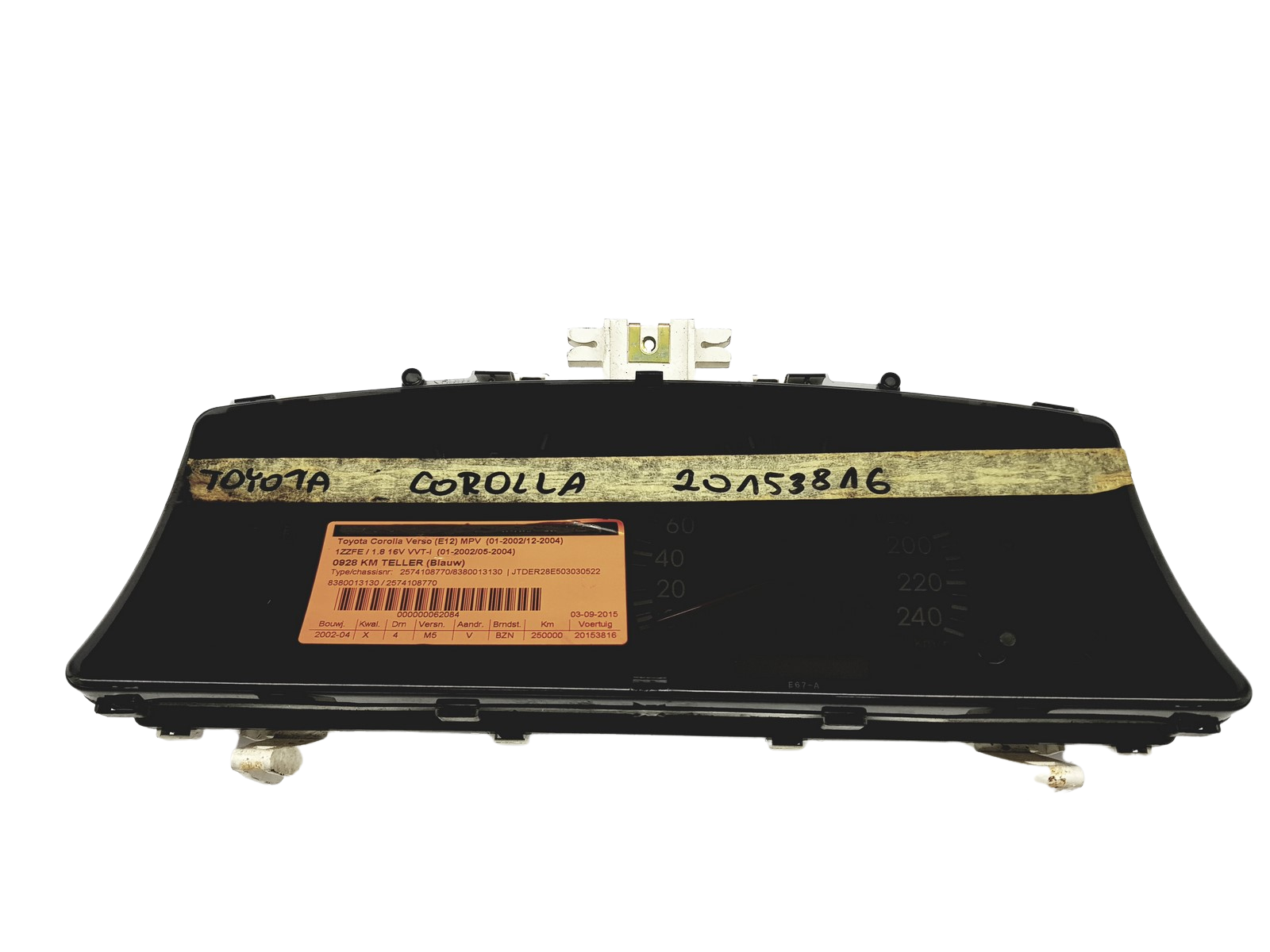 Nopeusmittari Toyota Corolla 83800-13130 257410-8770 52404 main product photo