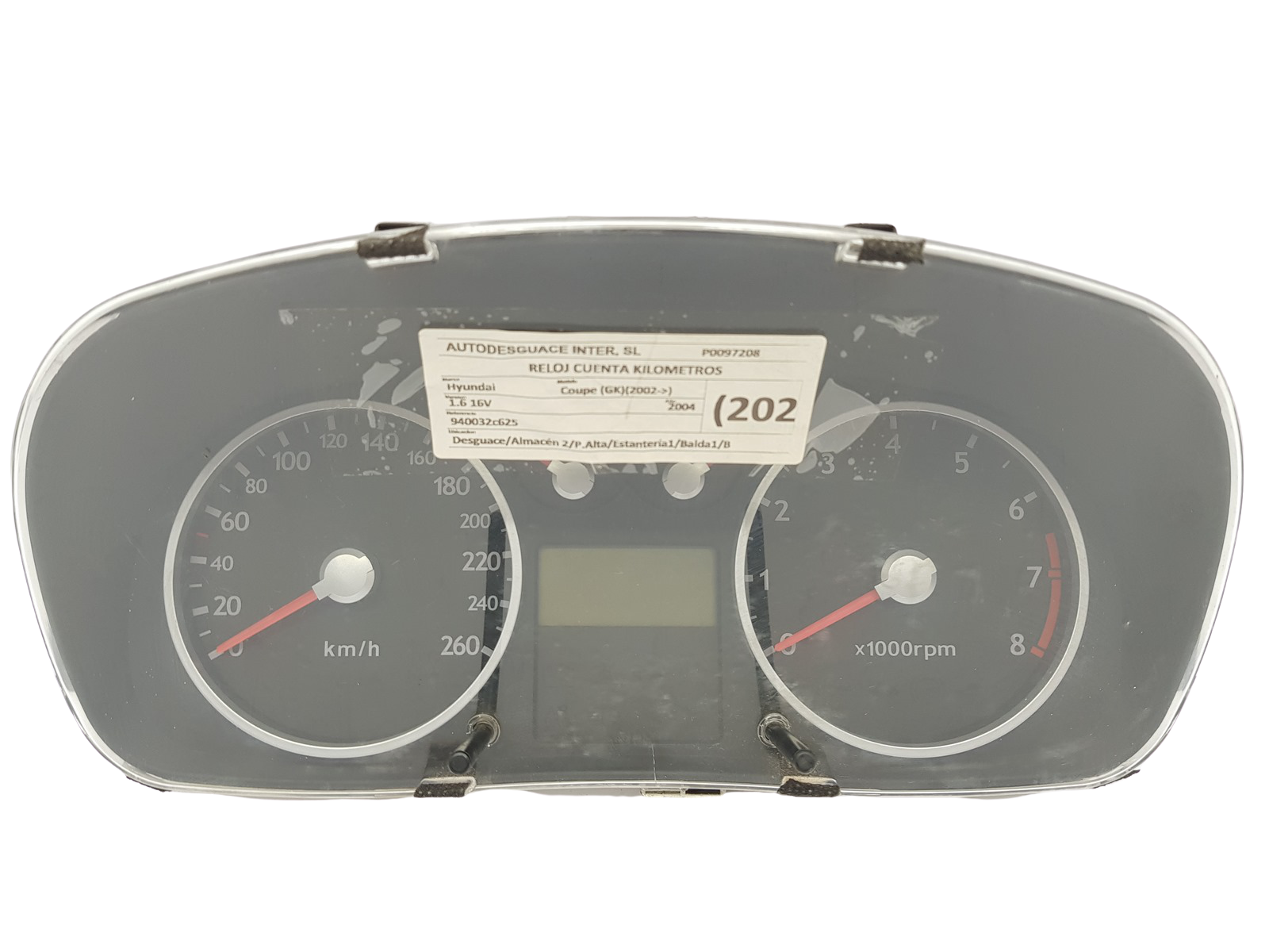 Nopeusmittari Hyundai Coupe 94003-2C625 2003-45800H 26912 main product photo