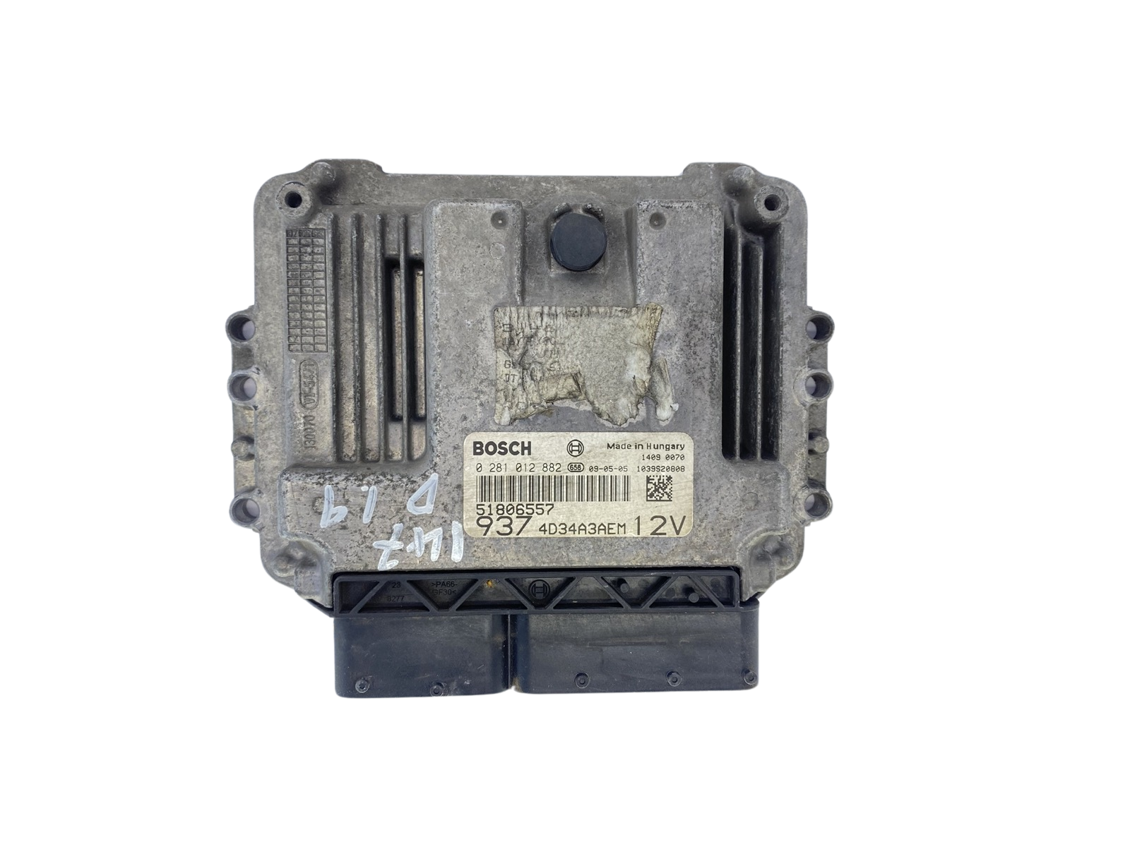 Ohjausyksikkö 51806557 0281012882 4D34A3AEM Alfa Romeo Bosch 61123 main product photo
