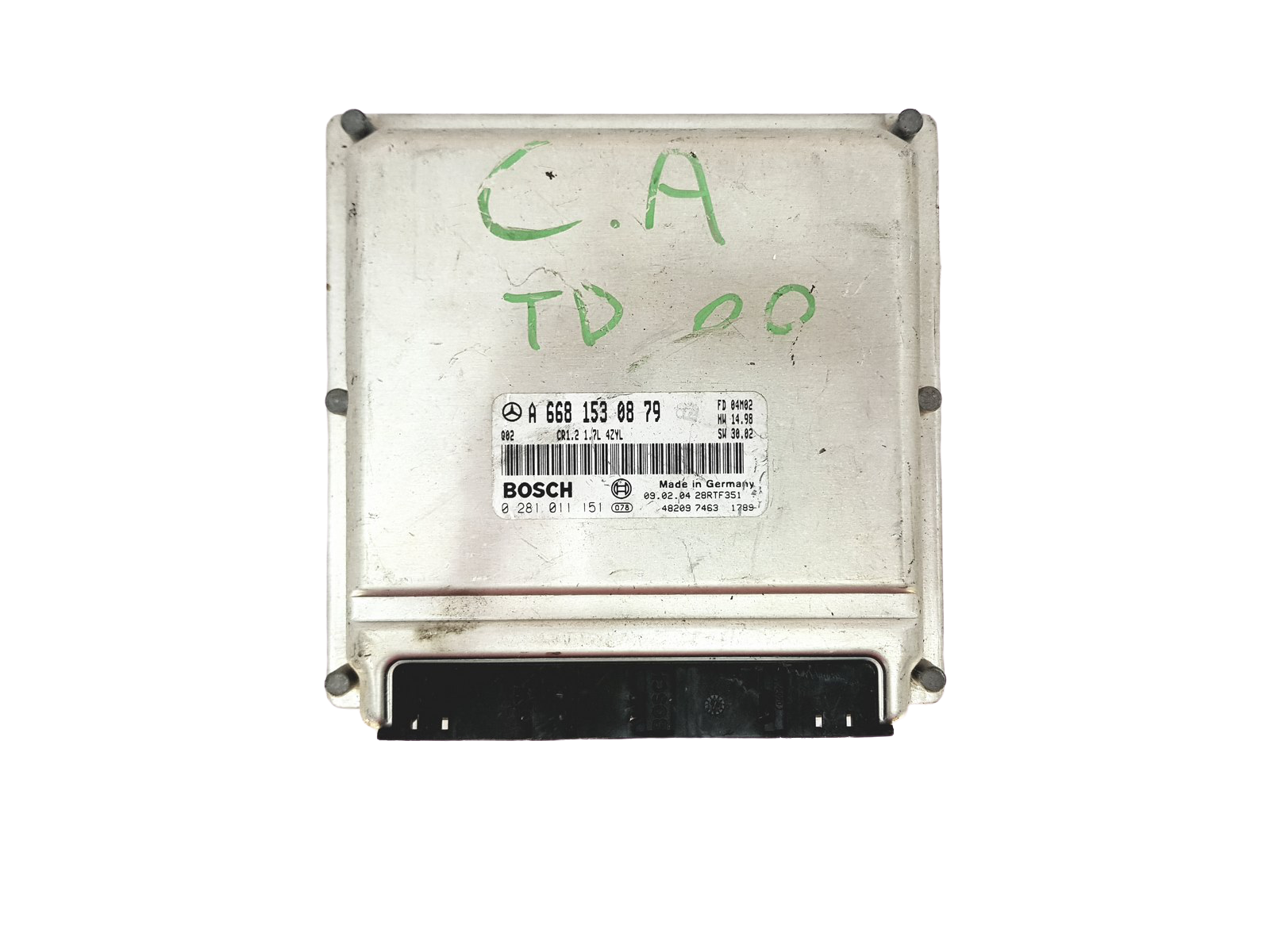 Ohjausyksikkö Mercedes A6681530879 0281011151 Bosch main product photo