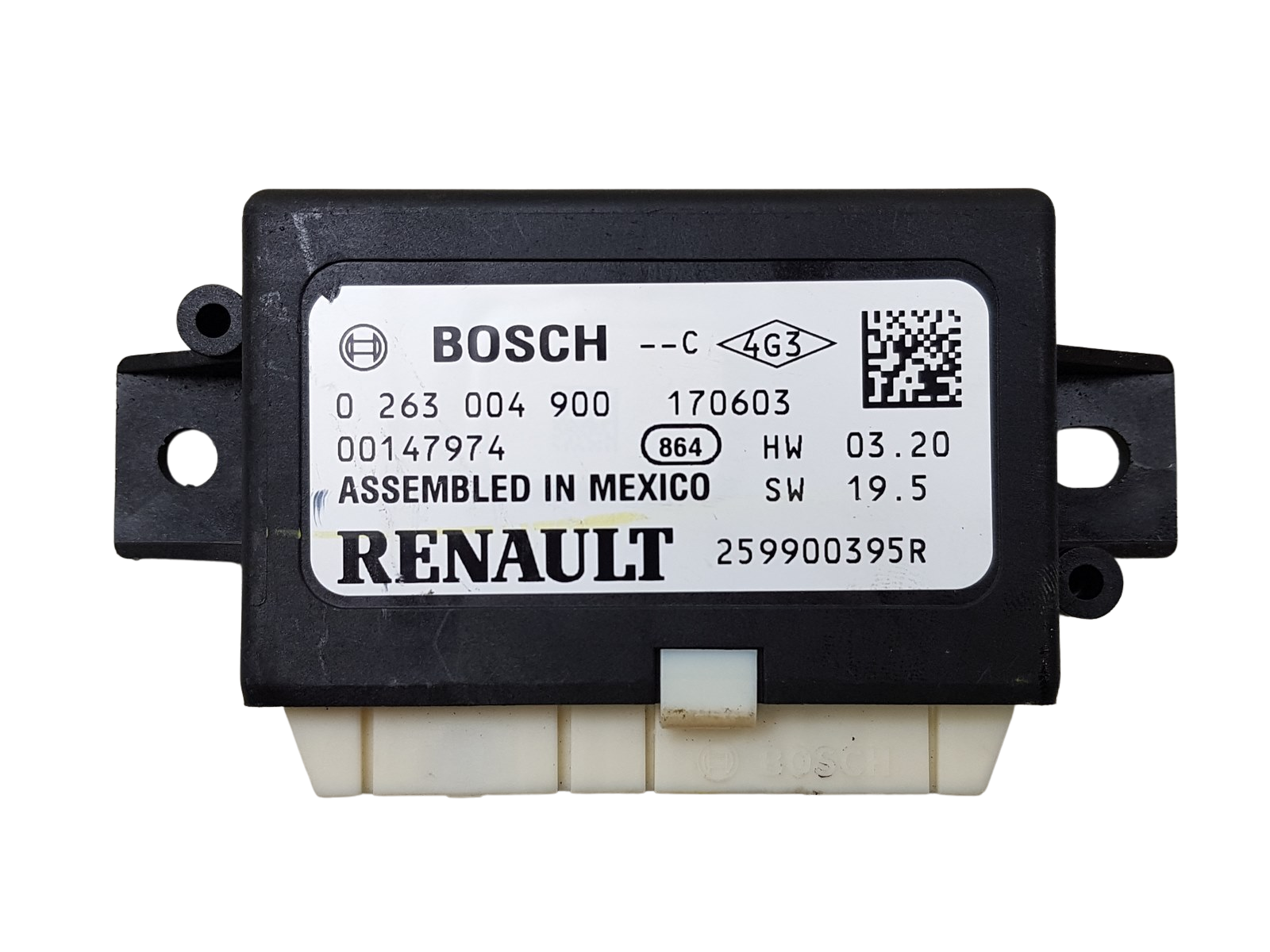 Pysäköintitutkan Moduuli Renault Dacia 259900395R 0263004900 Bosch main product photo