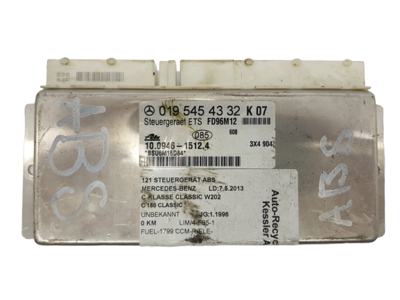 Ohjausyksikkö ETS Mercedes 0195454332 10094615124 Ate main product photo