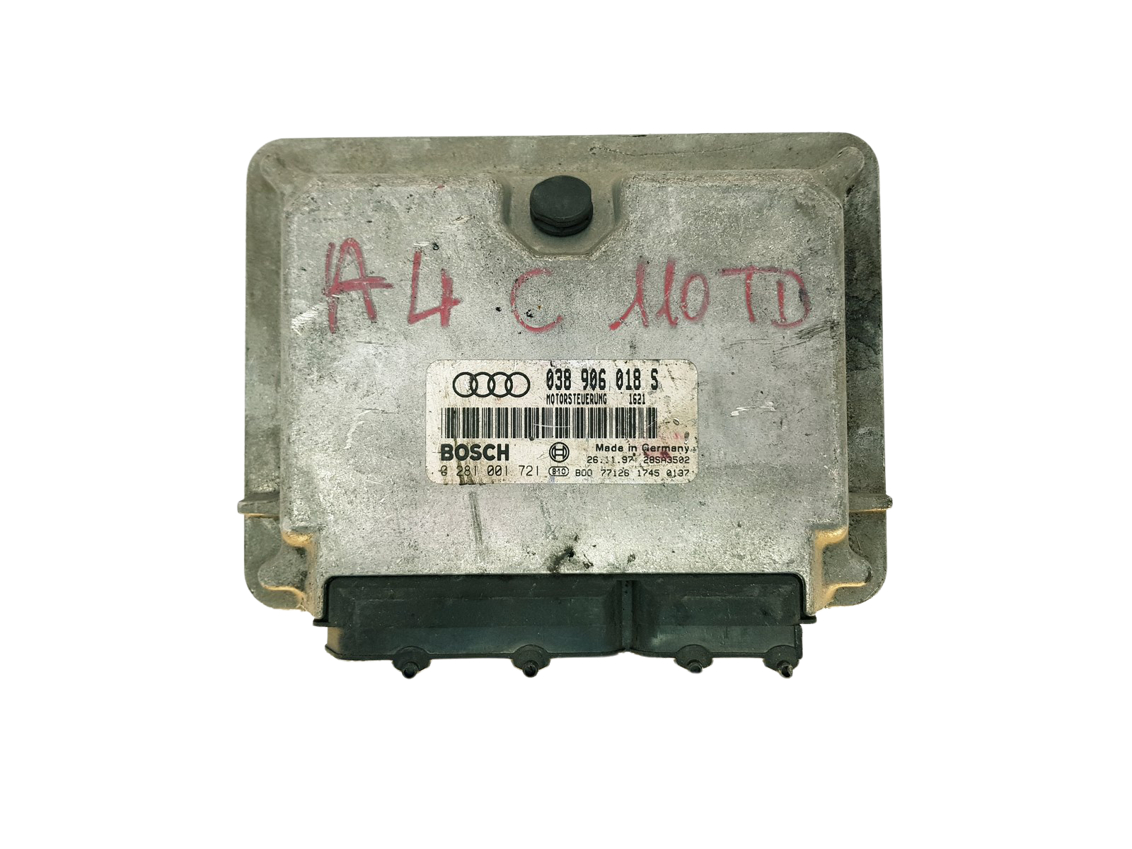 Ohjausyksikkö 038906018S 0281001721 Audi Bosch 33017 main product photo