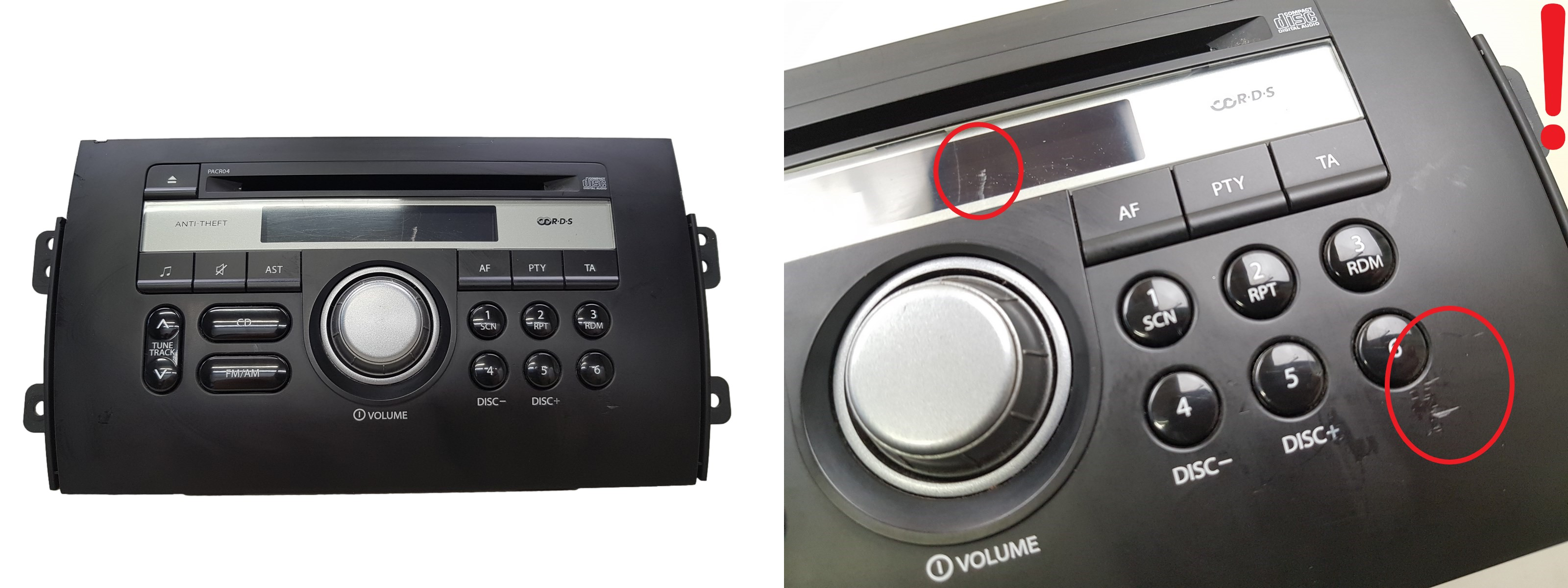 Radio-CD-soitin Suzuki Fiat 39101-79J0 CQ-MX0571G PACR04 1119 main product photo
