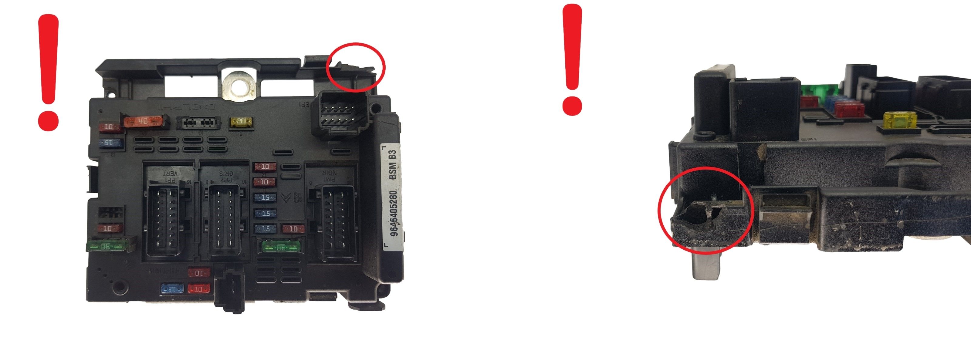 Ohjausyksikkö BSM B3 9646405280 PSA Delphi 2030 main product photo