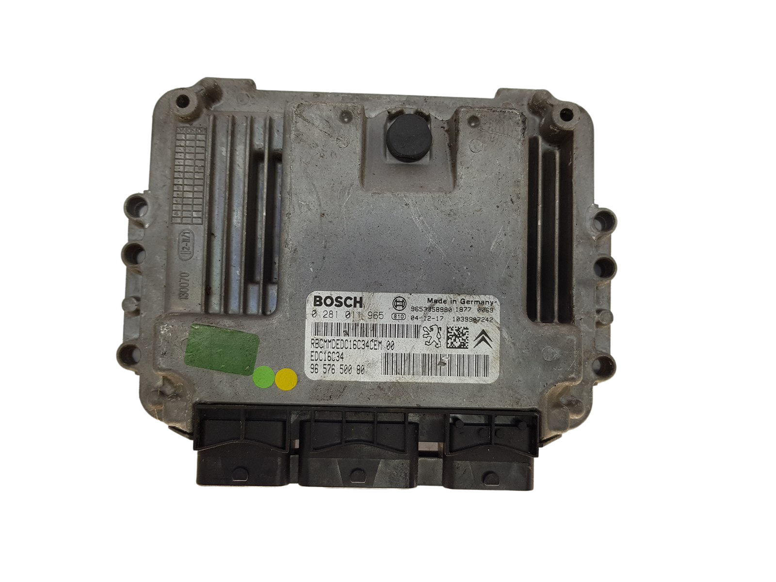 Ohjausyksikkö 9657650080 0281011965 9653958980 PSA Bosch 14483 main product photo