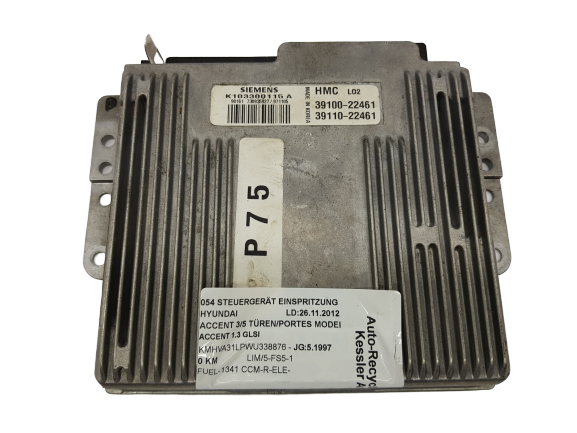 Ohjausyksikkö Hyundai K103300115A 39100-22461 Siemens main product photo
