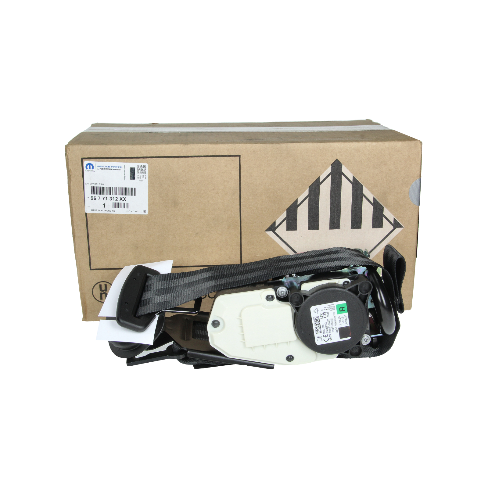Turvavyö Oikea Etu Alkuperäinen 96771312XX Citroen main product photo