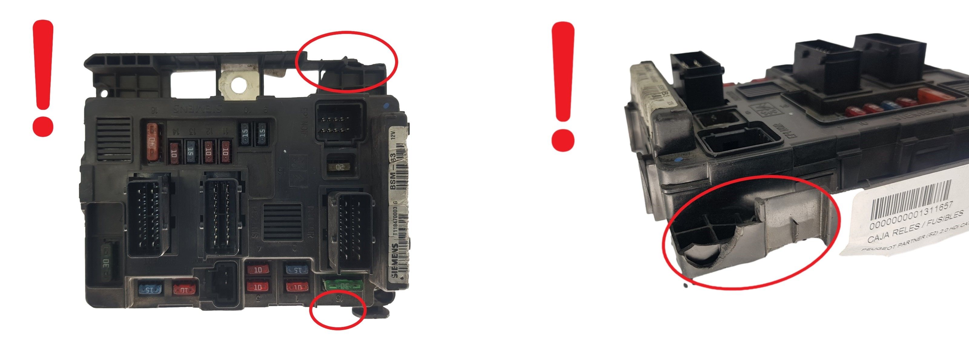 Ohjausyksikkö BSM-B3 9643498880 T118470003G PSA Siemens 1905 main product photo
