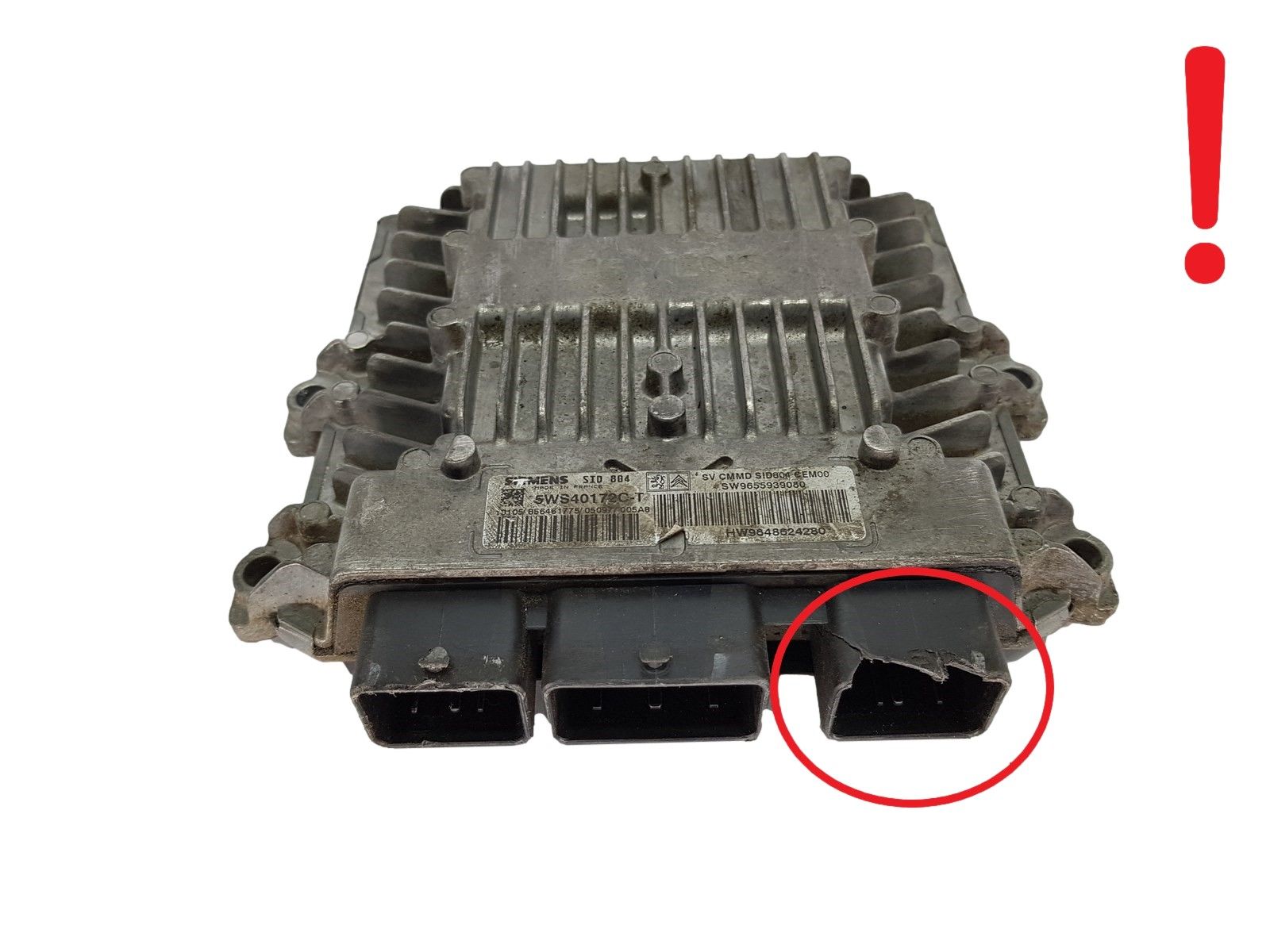 Ohjausyksikkö 9655939080 9648624280 5WS40172C-T PSA Siemens 18689 main product photo