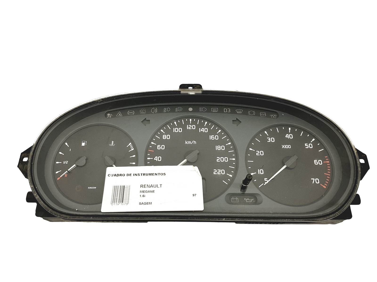 Nopeusmittari Renault Megane 1 Scenic 1 21578161-2 47532 main product photo