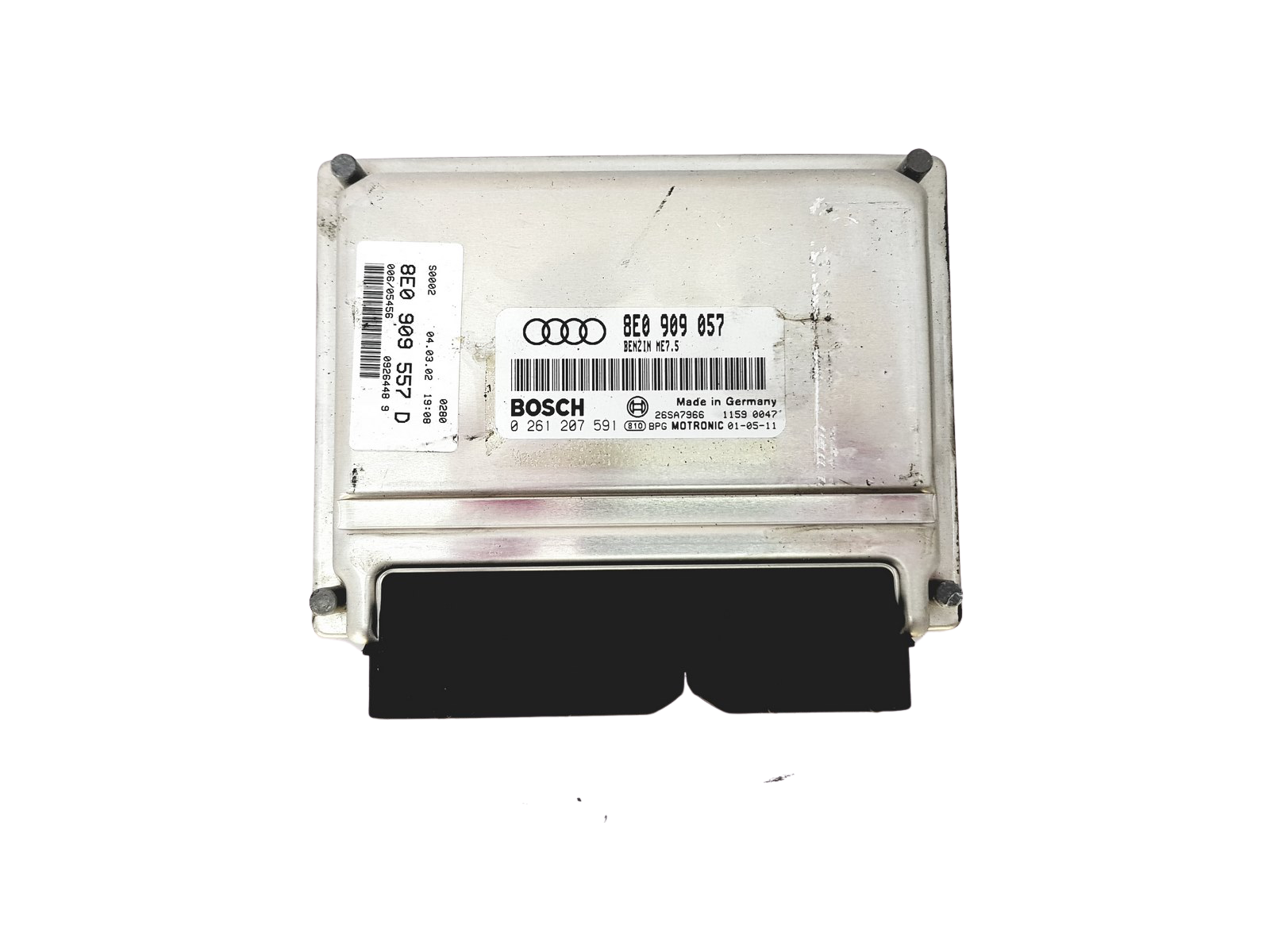Ohjausyksikkö Audi 8E0909057 0261207591 Bosch main product photo