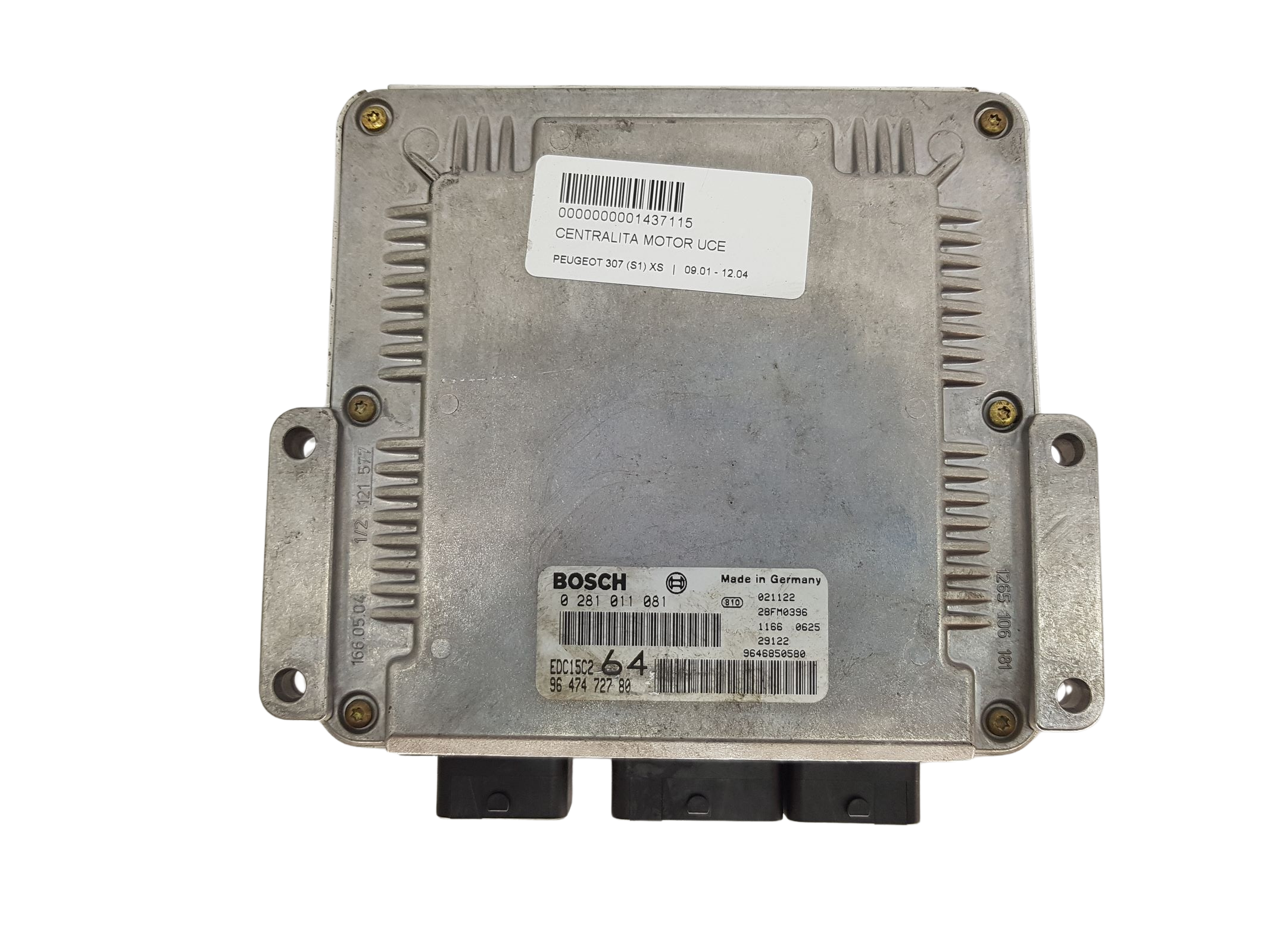 Ohjausyksikkö 0281011081 9647472780 9646850580 PSA Bosch 3564 main product photo