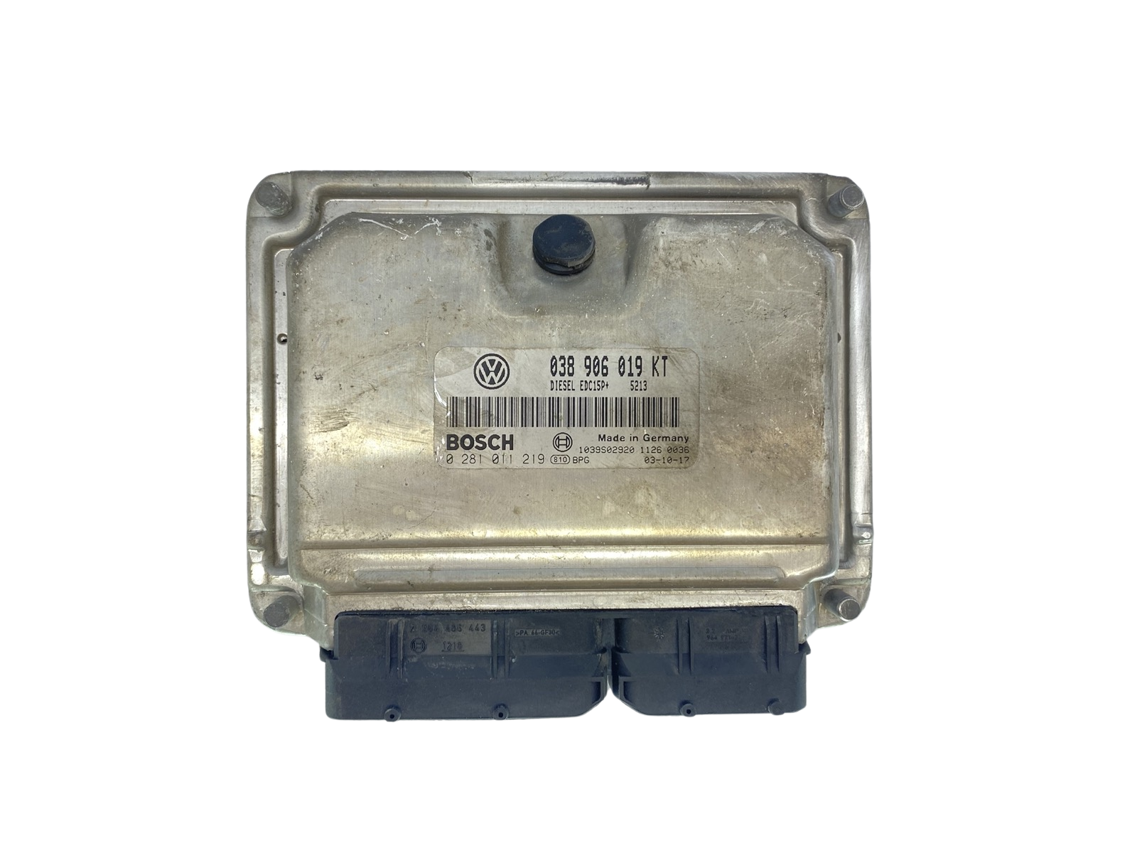 Ohjausyksikkö 038906019KT 0281011219 Seat Skoda Bosch 63717 main product photo