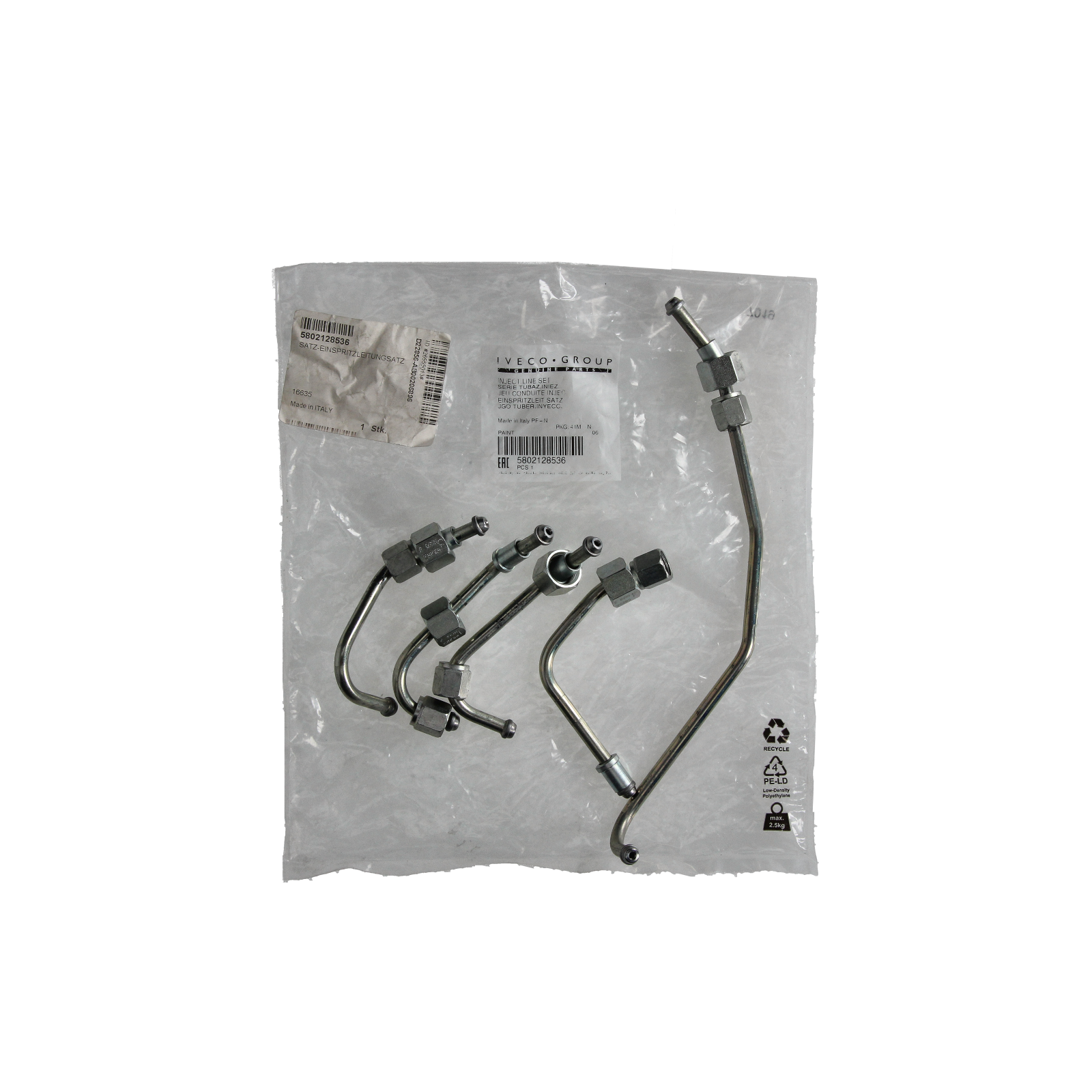 Polttoaineputki Alkuperäinen 5802128536 Fiat Iveco main product photo